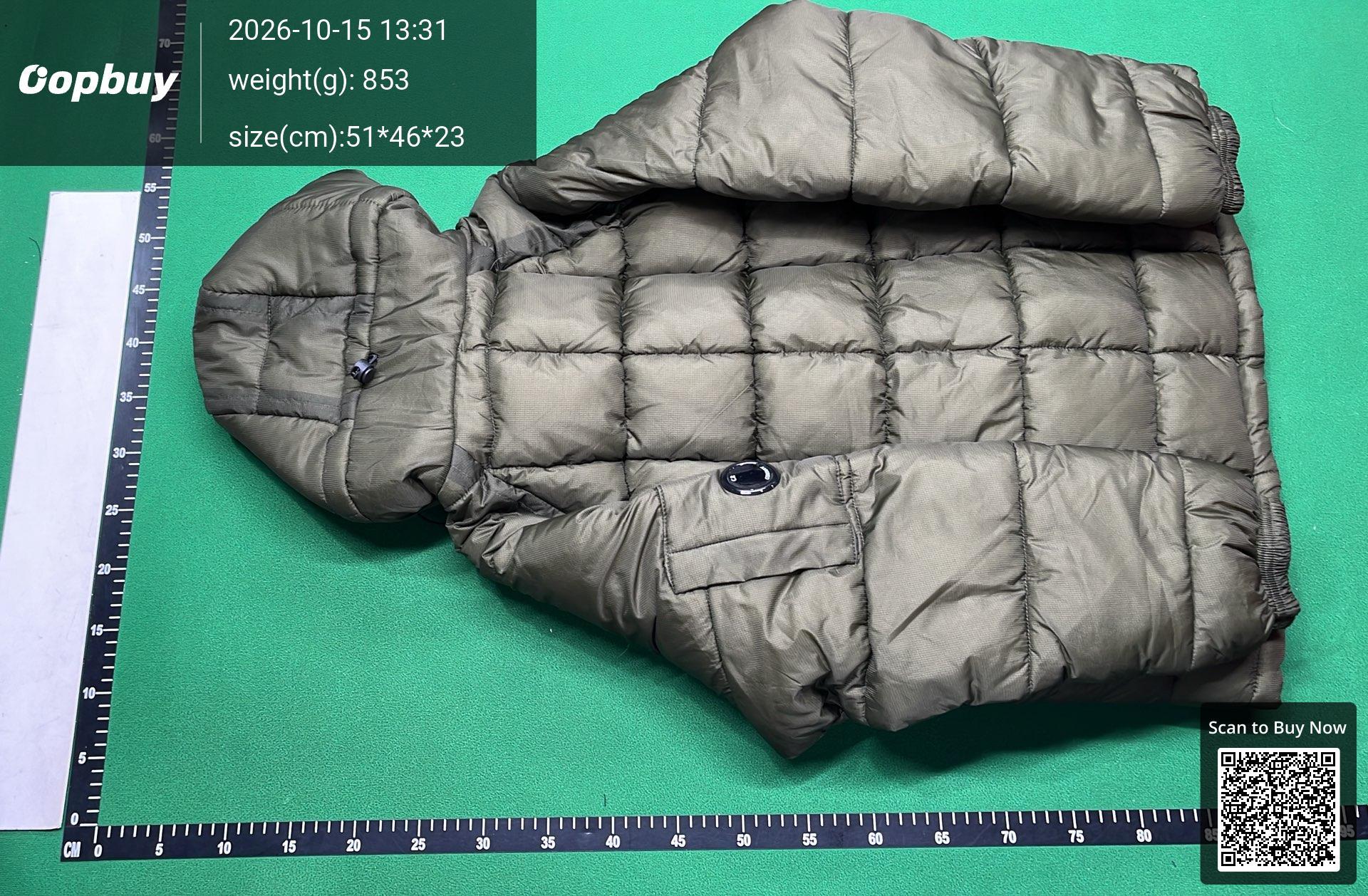 Foto QC 7 de C.P. Company Goggle Hooded Puffer Jacket Dark Green