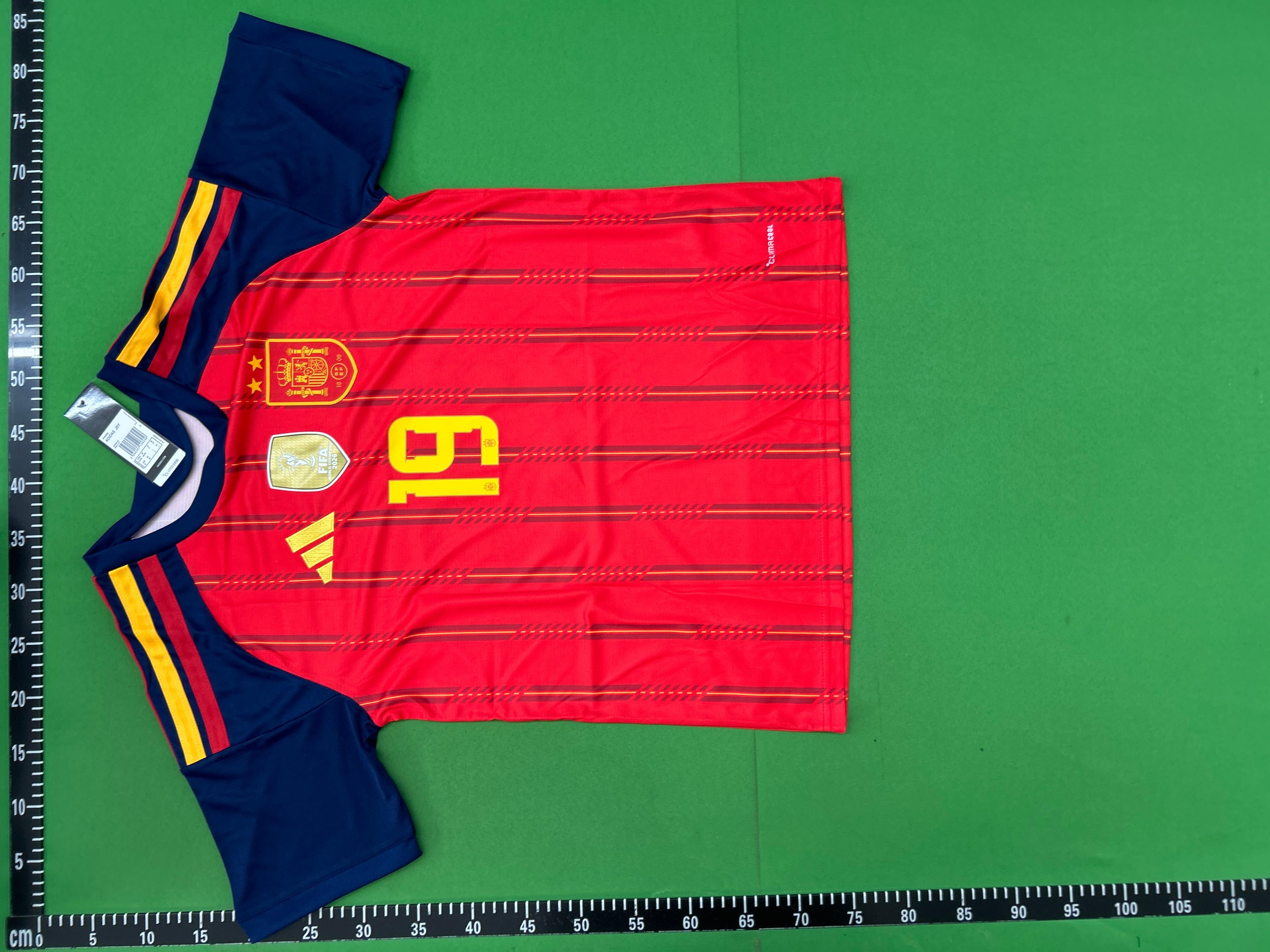 Foto QC 6 de adidas x Spain 2024 Home Lamine Yamal #19 Jersey Red/Navy