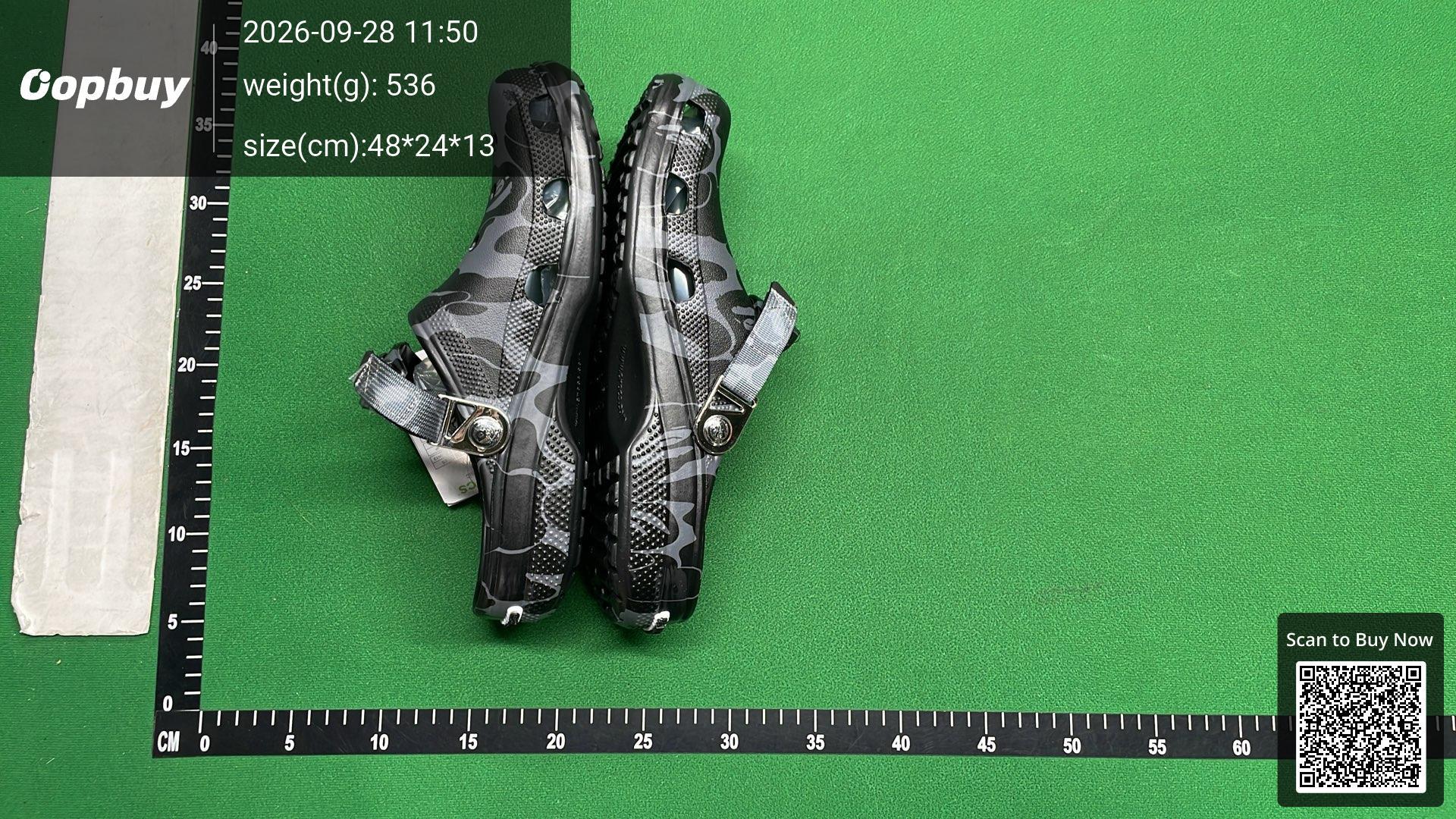 Foto QC 8 de BAPE Classic Clog Rubber Black Camo Yjump01