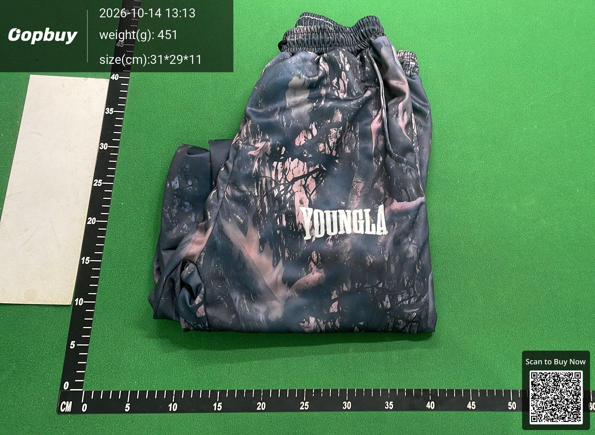 Foto QC 4 de YoungLA Sweatpants Relaxed Camouflage Grey