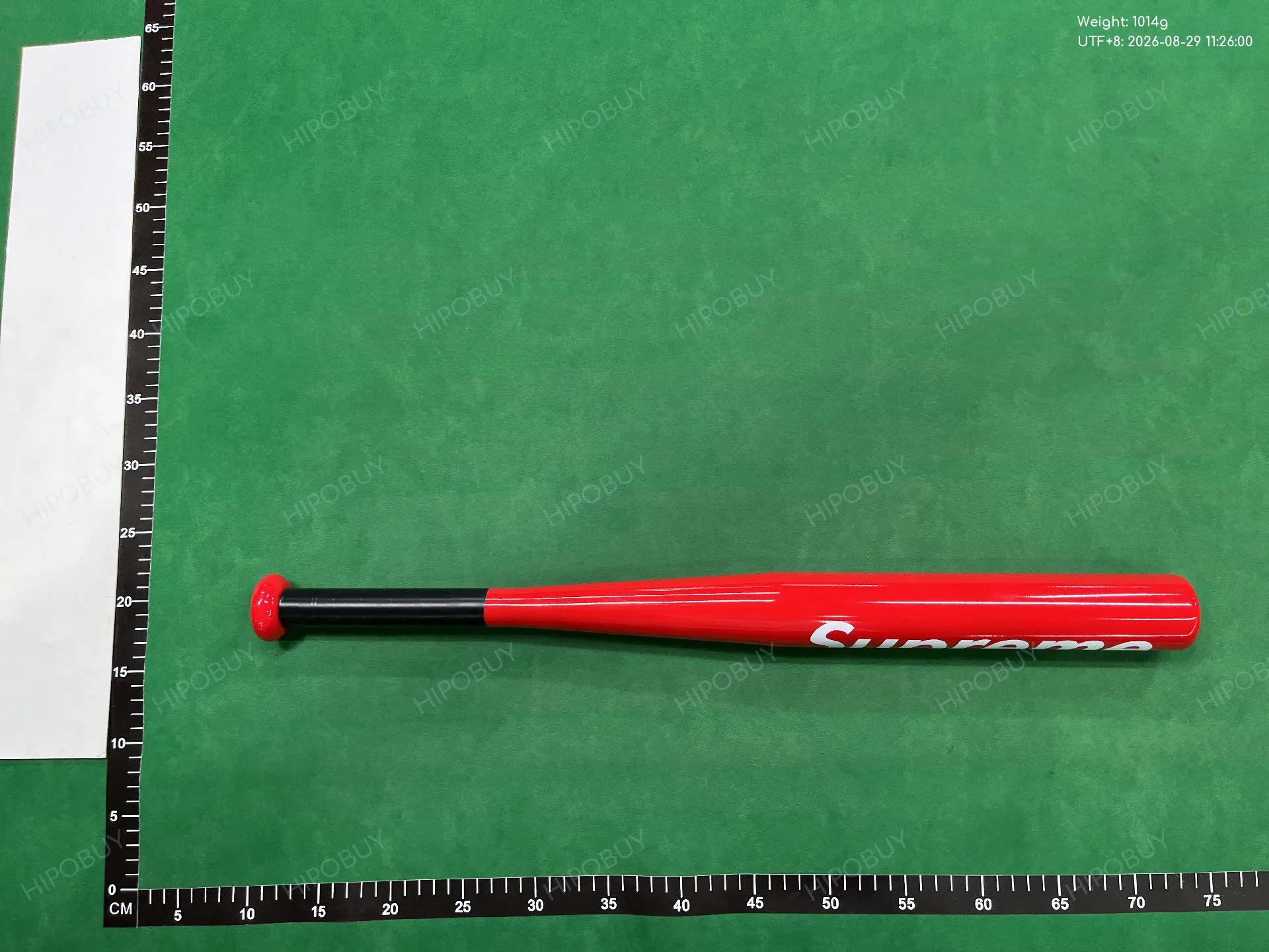 Foto QC 8 de Supreme Baseball Bat Black/Red Wood Baseball Bat