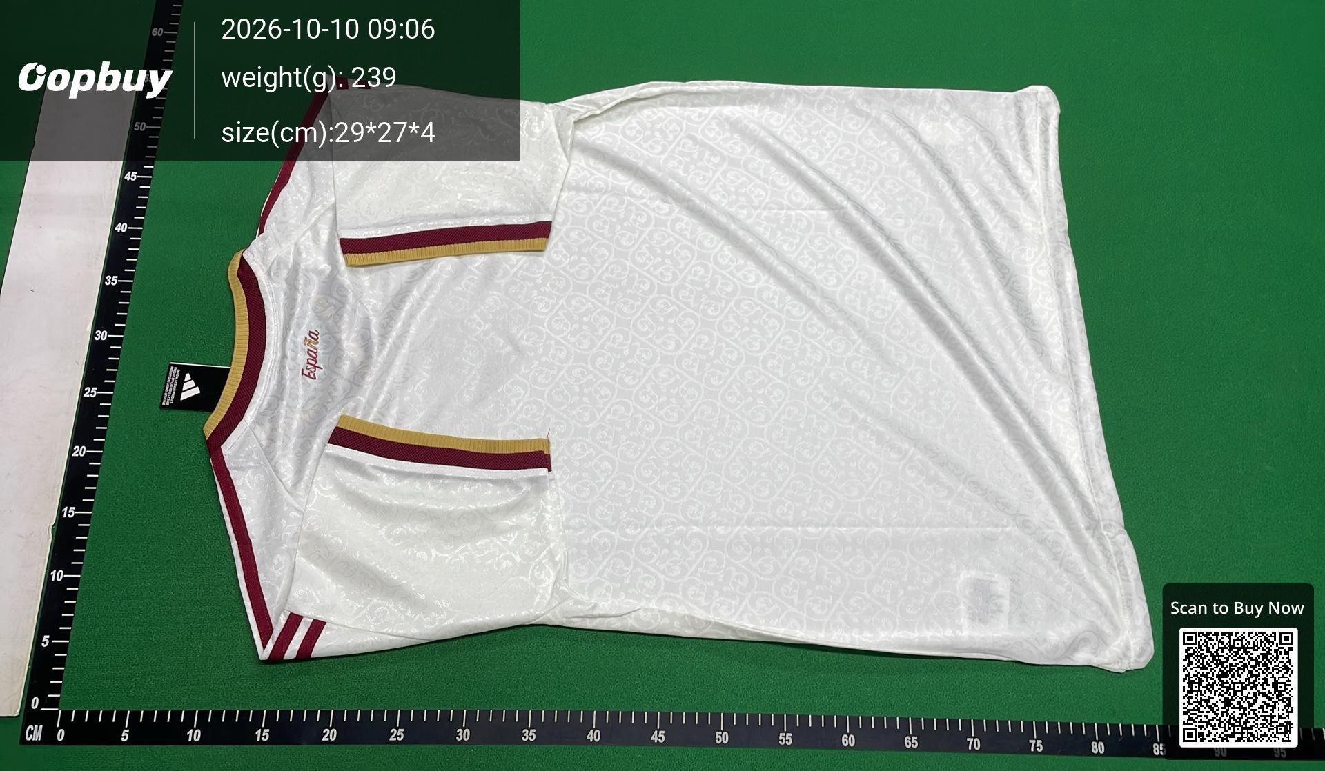 Foto QC 2 de adidas x Spain 2026 Away 2-Star Lamine Yamal #19 Jersey White