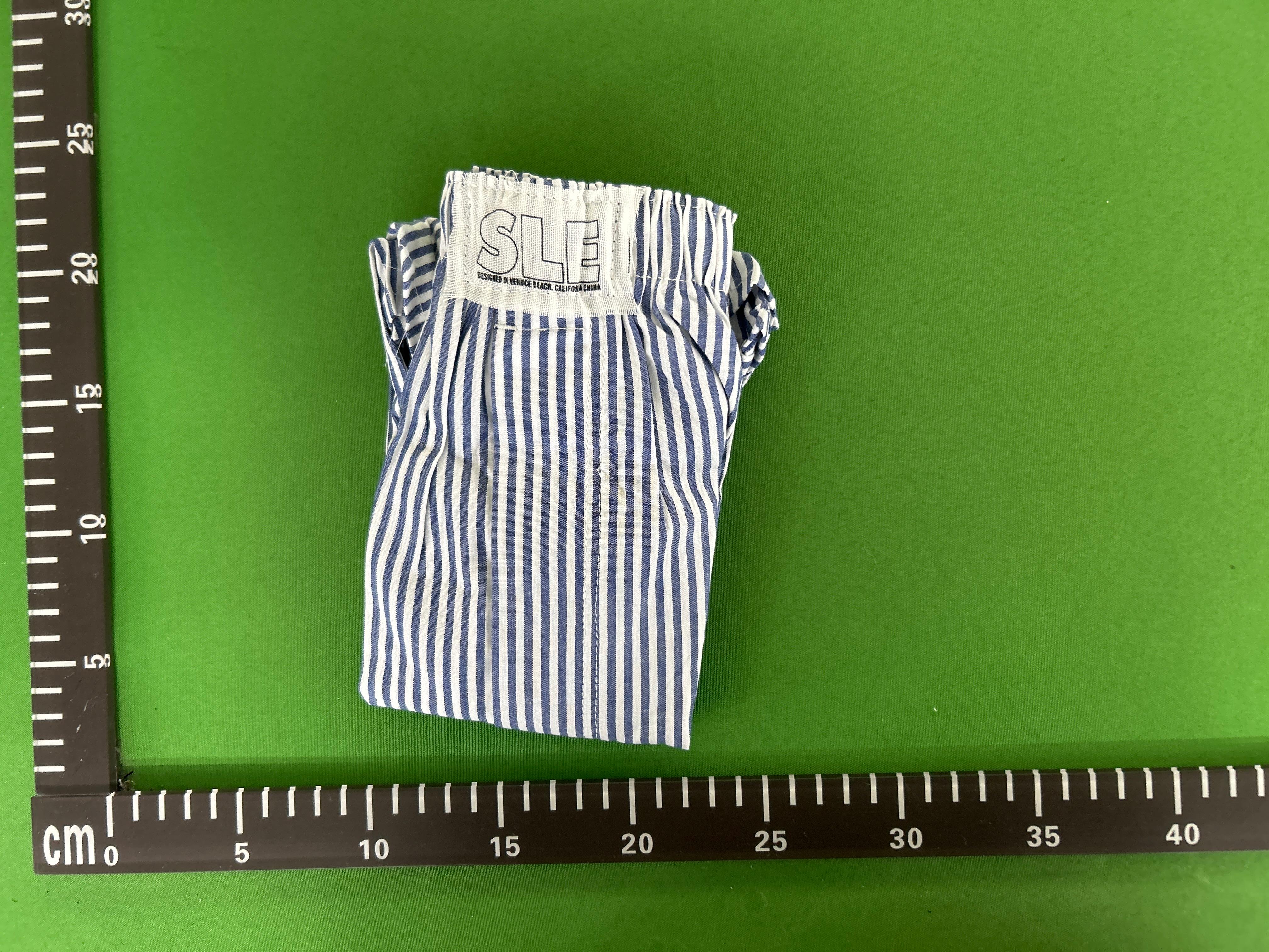 Foto QC 1 de ERL Underwear Cotton Checked Boxer Shorts Grey