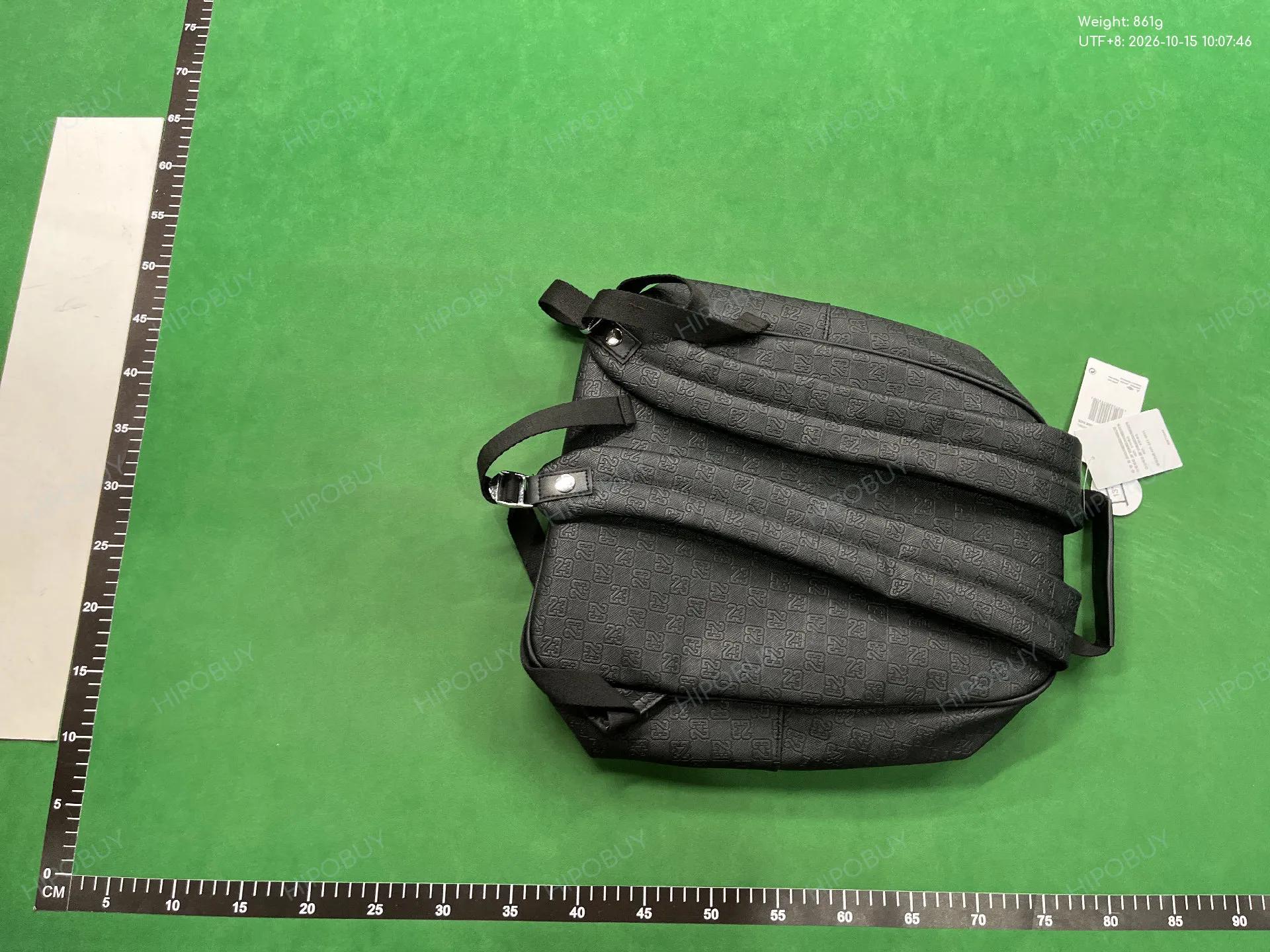 Foto QC 4 de Unbranded Checked Jacquard Backpack Turquoise