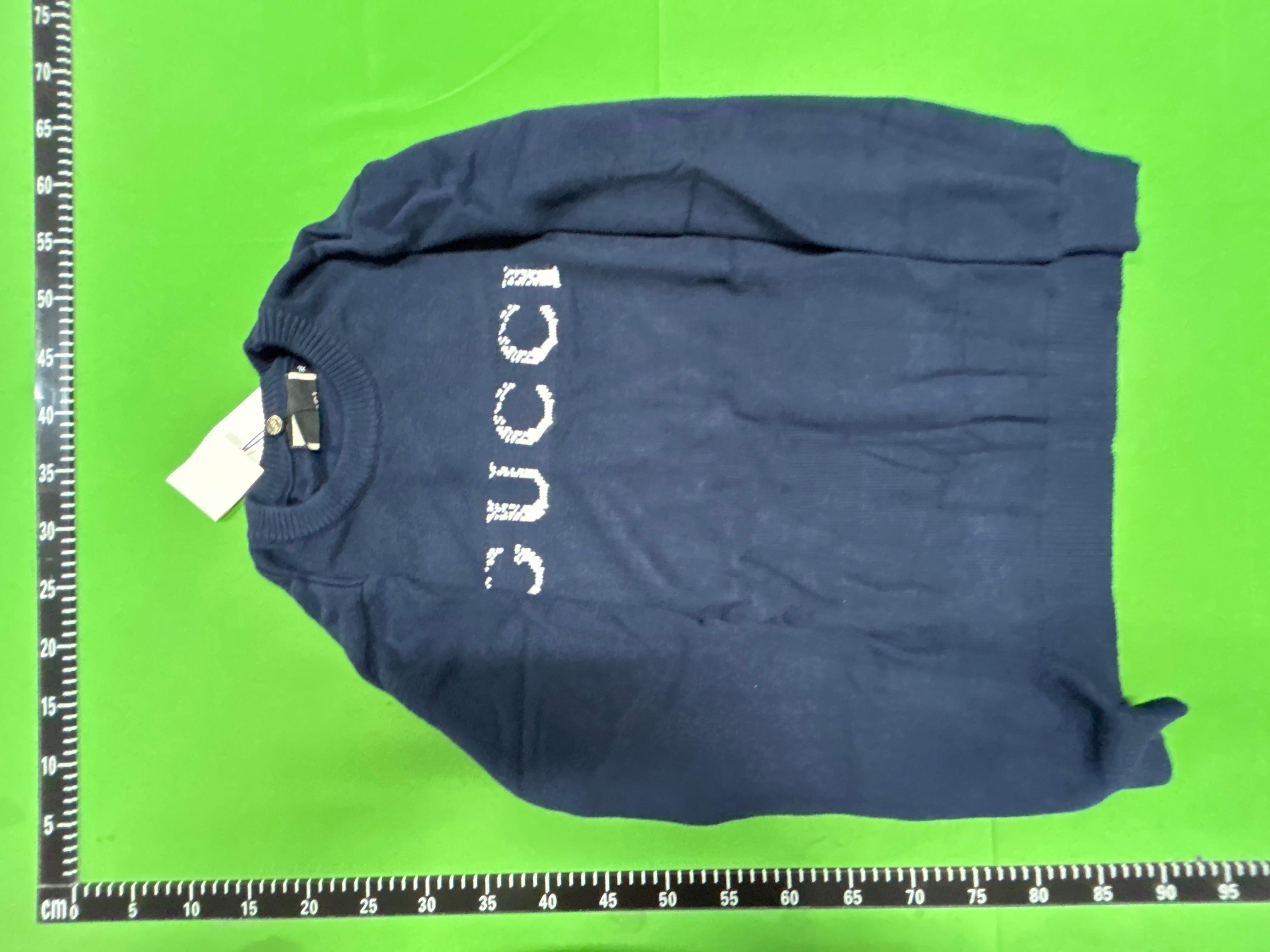 Foto QC 3 de Gucci Crewneck Sweater GG Logo Gradient Red Black