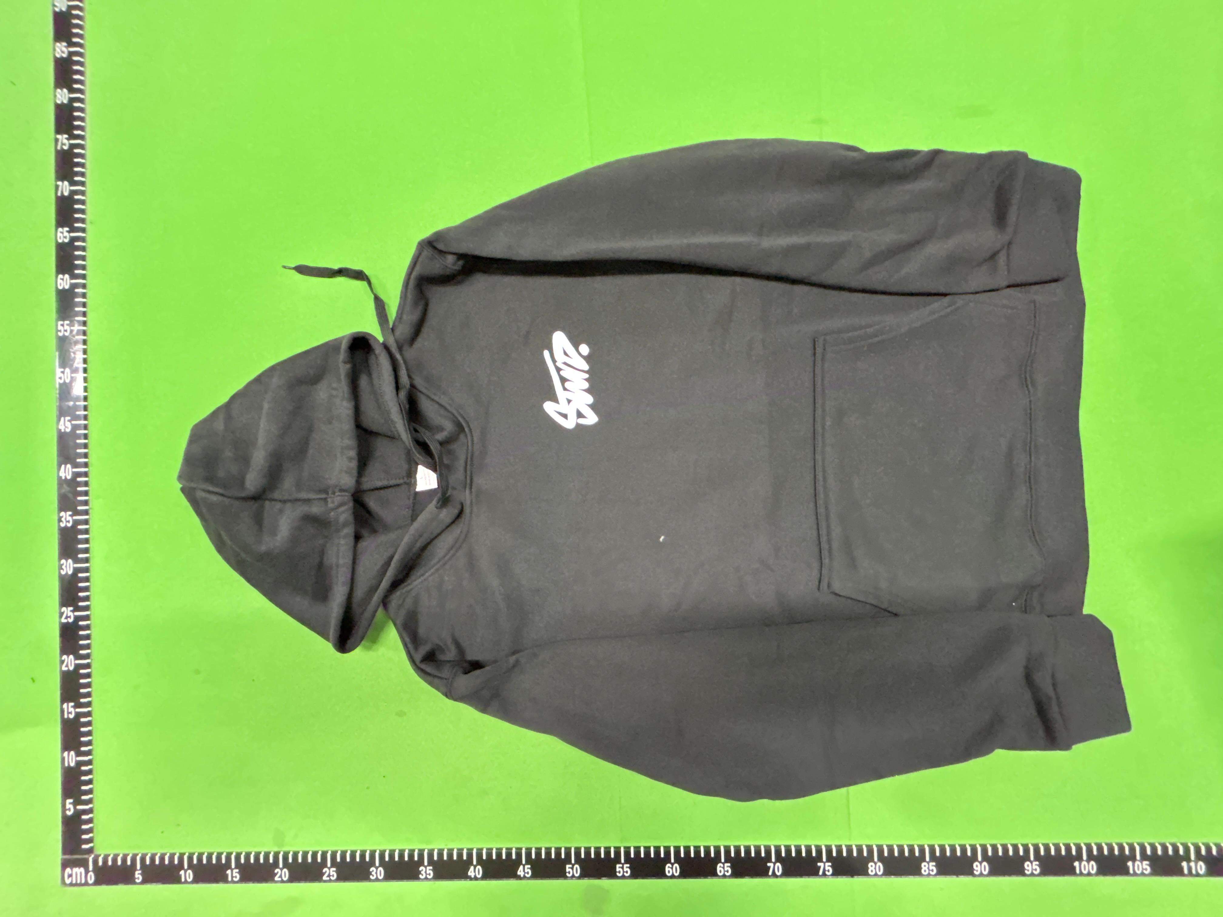 Foto QC 2 de Other Printed Short Sleeve Hoodie Black