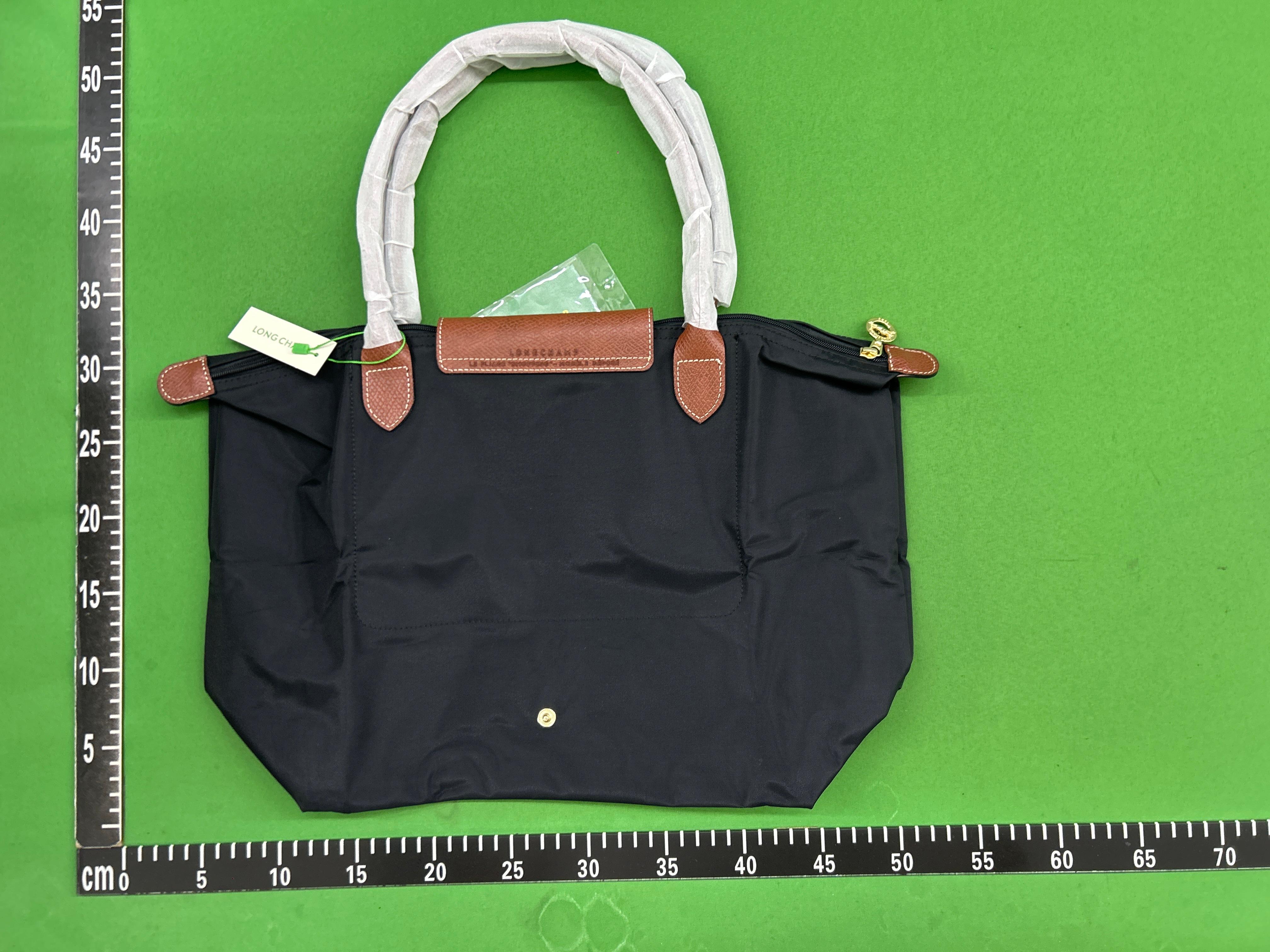 Foto QC 8 de Longchamp Le Pliage Tote Bag Blue Leather