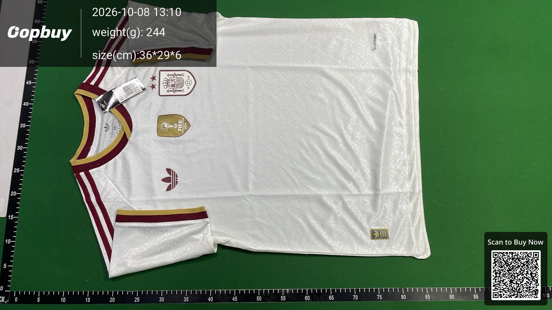 Foto QC 5 de adidas x Spain 2026 Away 2-Star Lamine Yamal #19 Jersey White