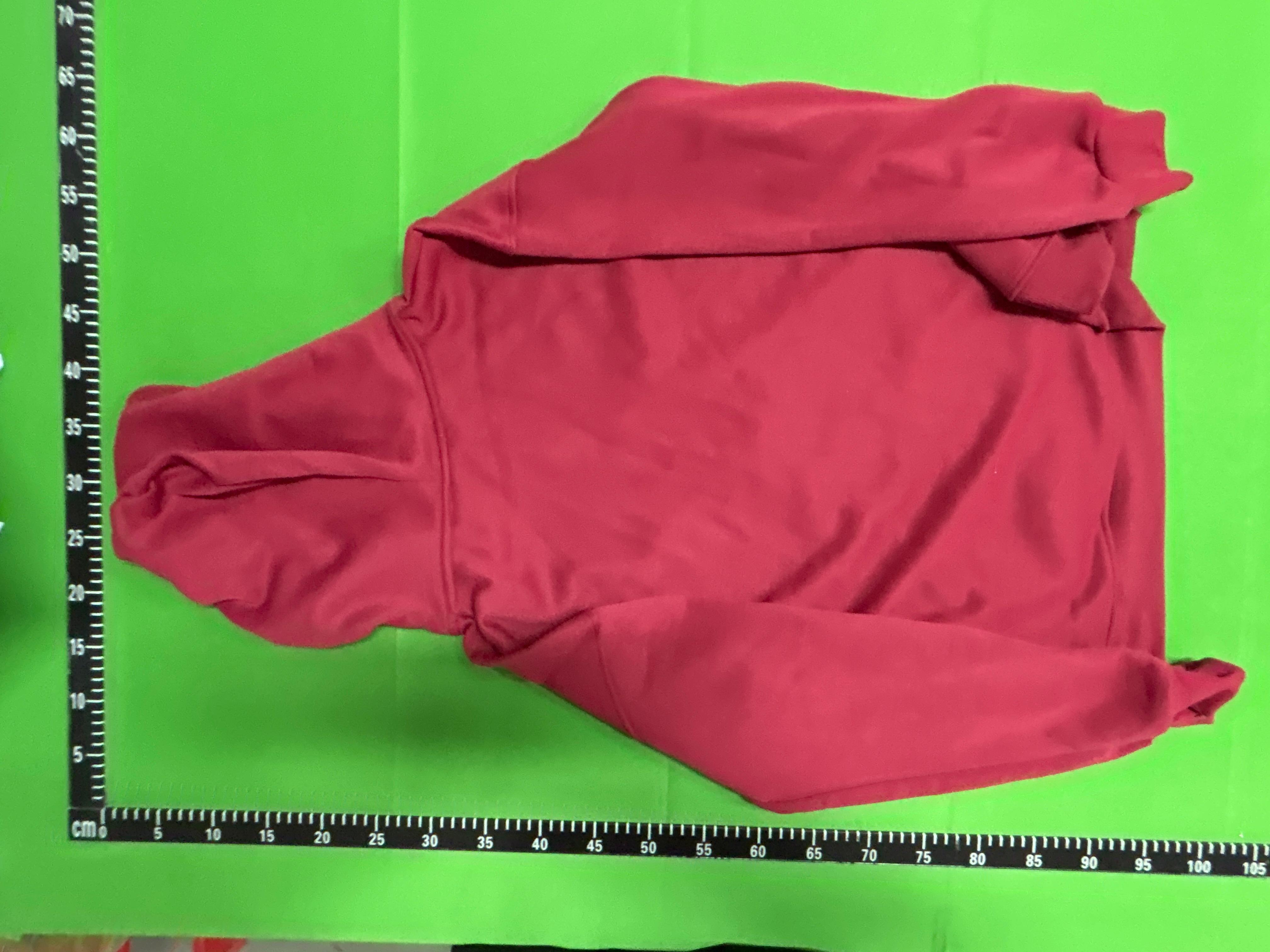 Foto QC 4 de Aimé Leon Dore Full Zip Hooded Jacket Fleece Maroon