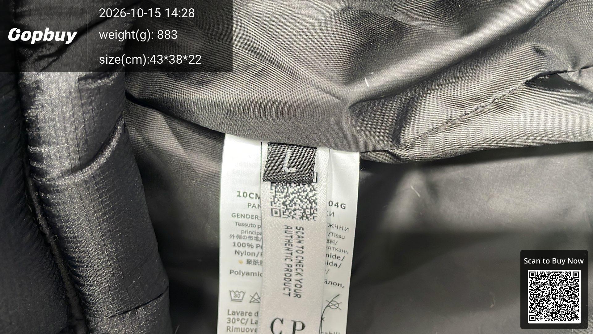Foto QC 1 de C.P. Company Goggle Hooded Puffer Jacket Dark Green