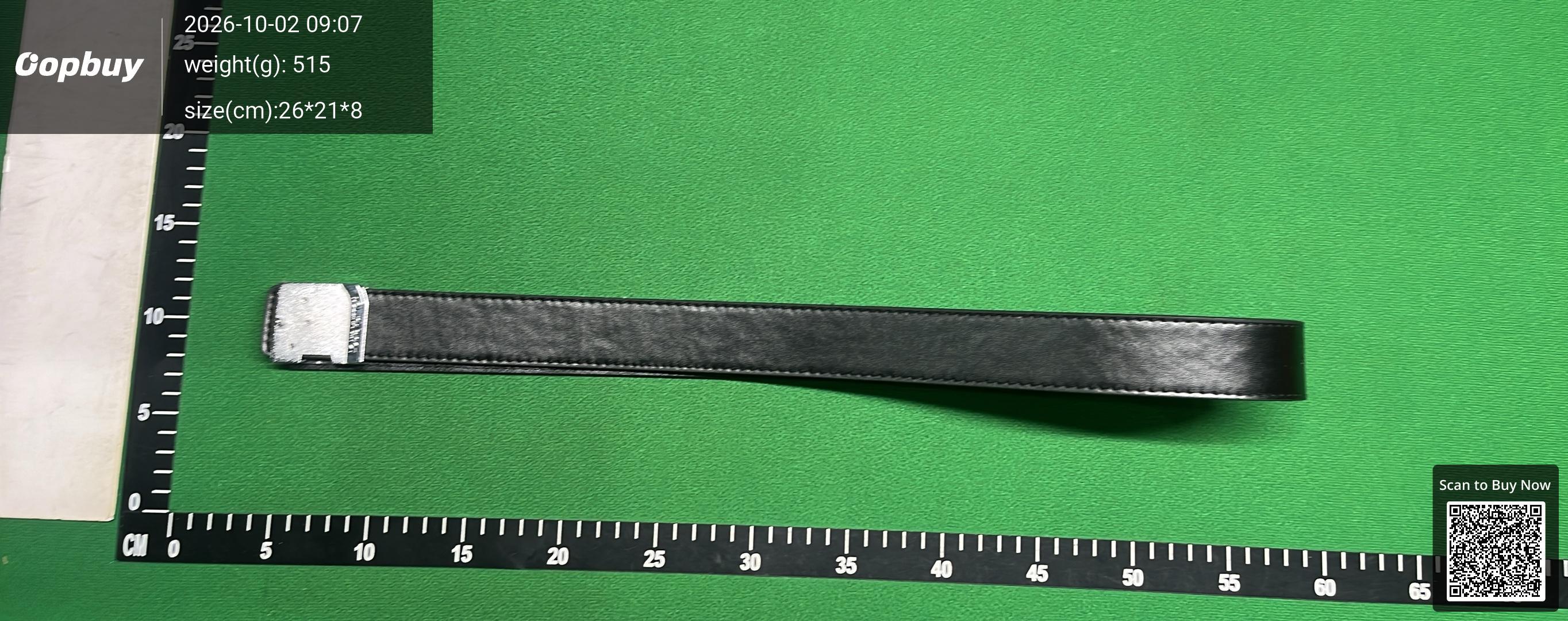 Foto QC 6 de Louis Vuitton LV Initiales Belt Damier Graphite