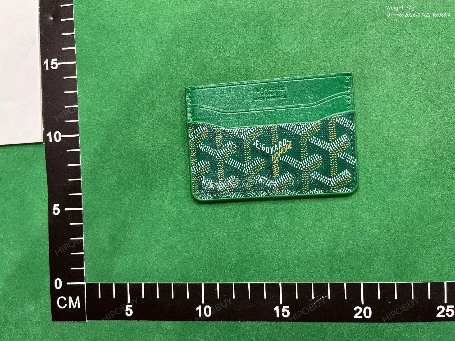 Foto QC 7 de Goyard Matignon GM Wallet Goyardine Blue