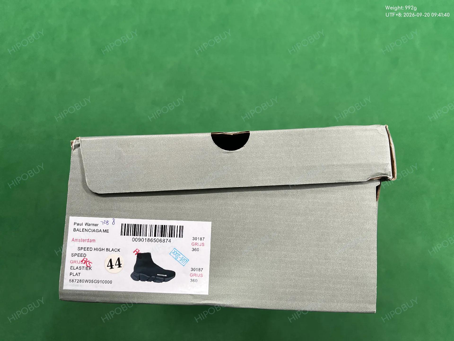 Foto QC 8 de Balenciaga Speed Trainer Knit Black White
