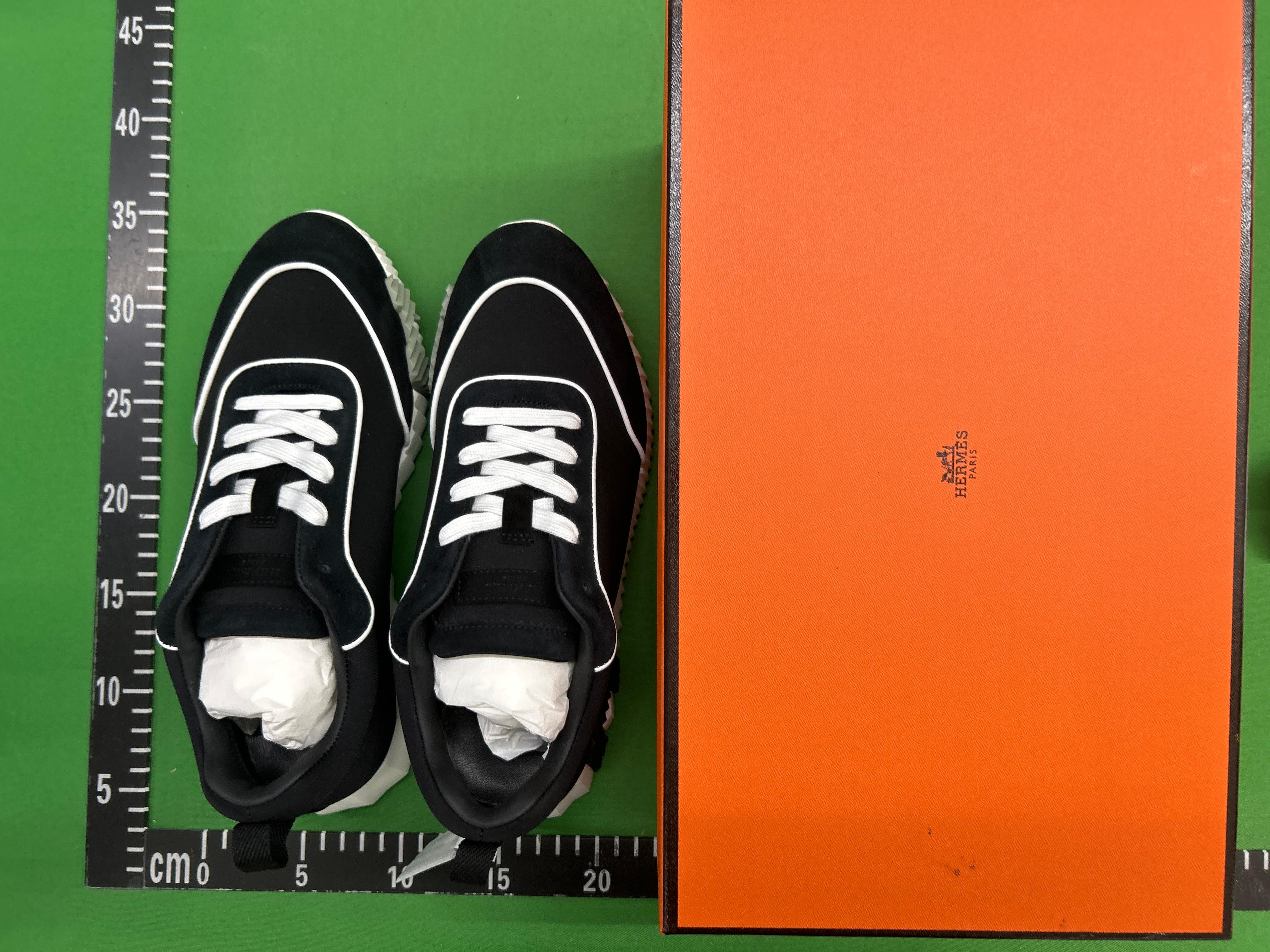 Foto QC 2 de Hermes Bouncing Low White Orange
