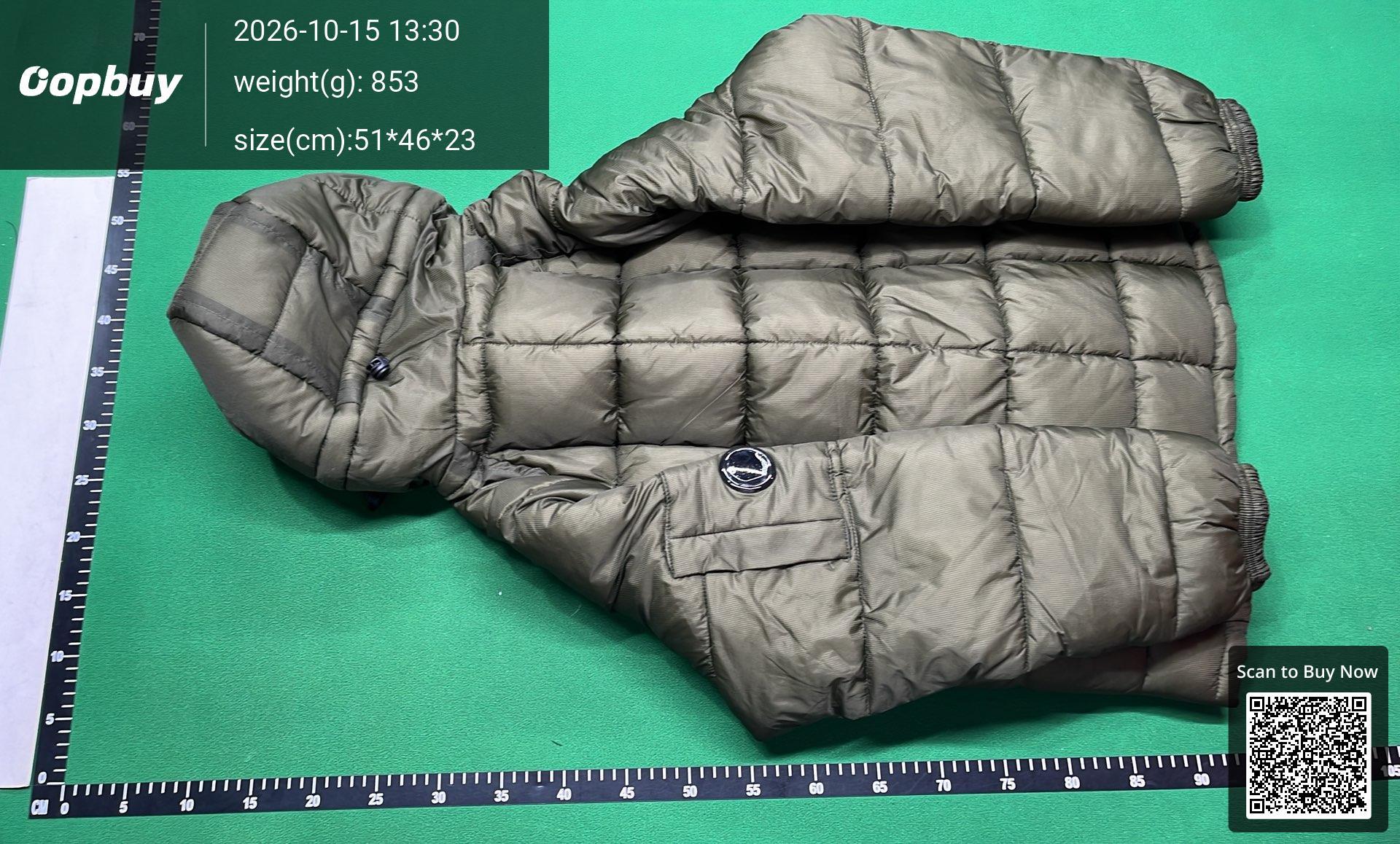 Foto QC 6 de C.P. Company Goggle Hooded Puffer Jacket Dark Green