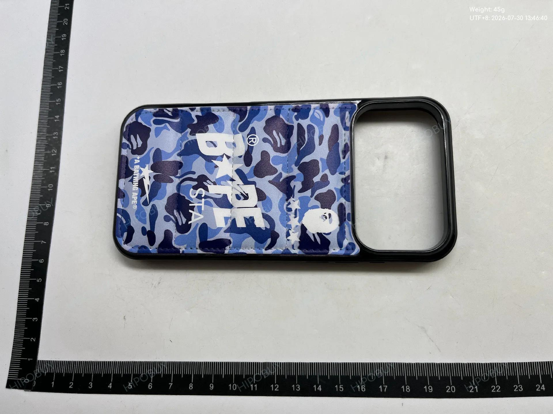 Foto QC 8 de BAPE BAPE STA ABC Camo Case for iPhone 16 Pro Max Blue