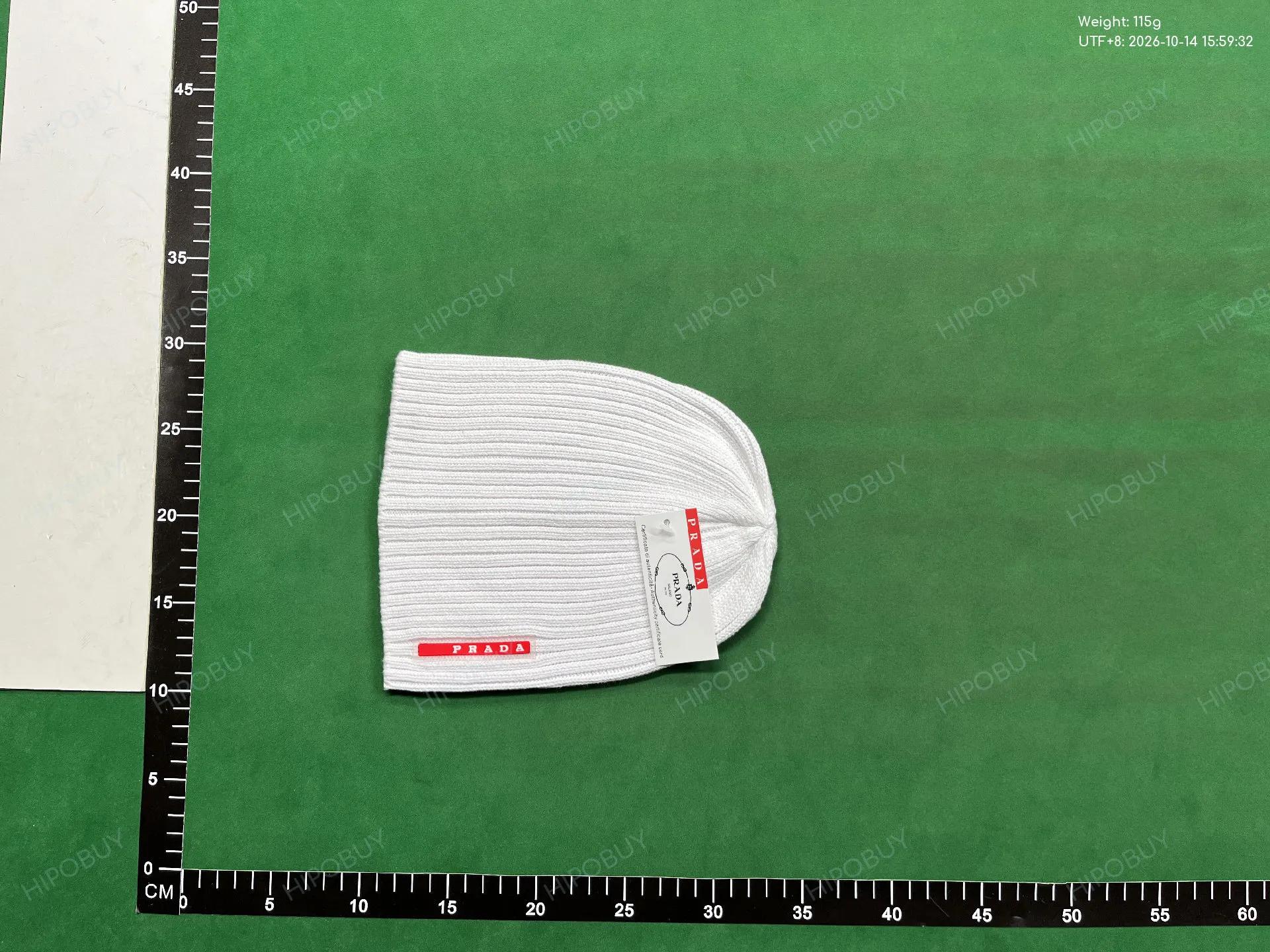 Foto QC 4 de Prada Linea Rossa Beanie Brown