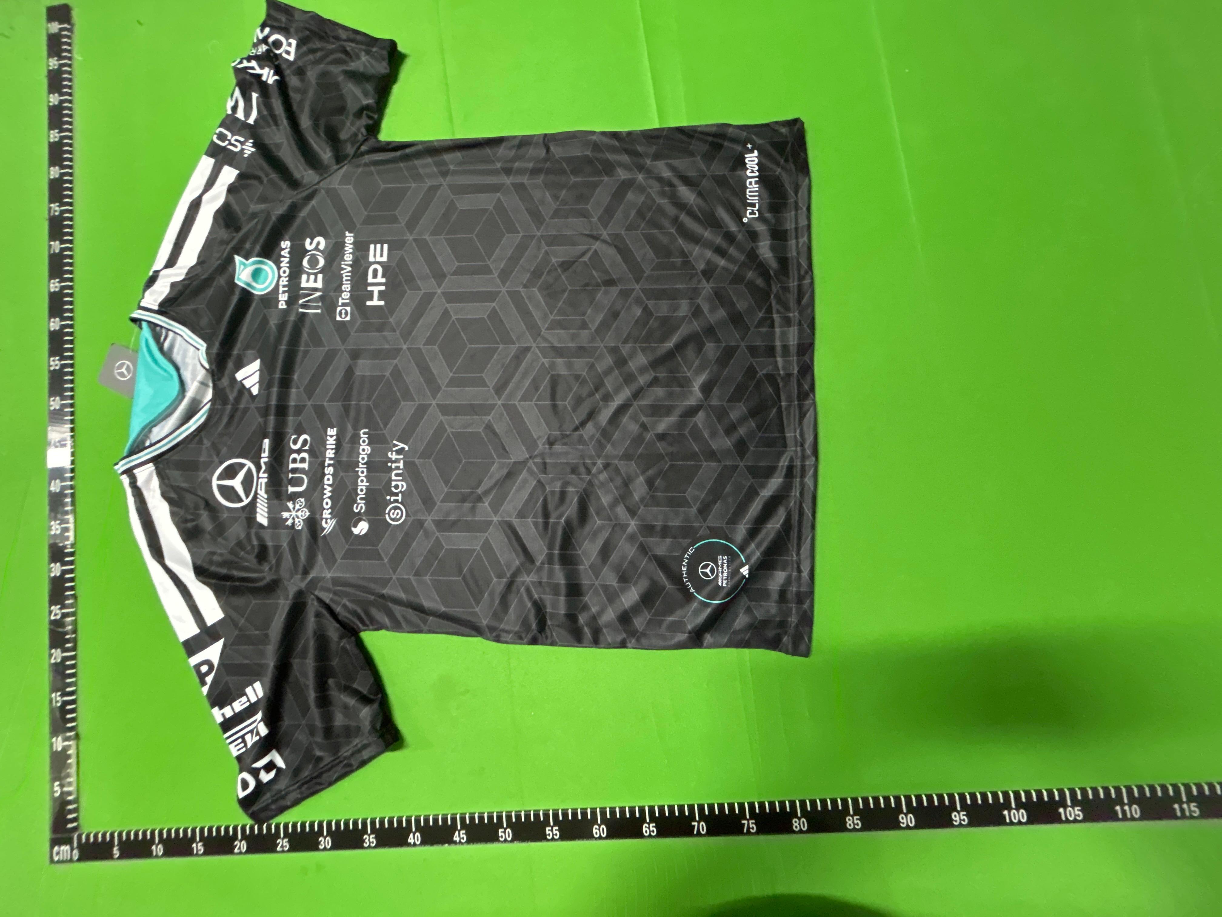 Foto QC 7 de adidas x Mercedes-AMG Petronas F1 Team 2026 Blue Wonder Authentic Driver Jersey Blue Bird/White