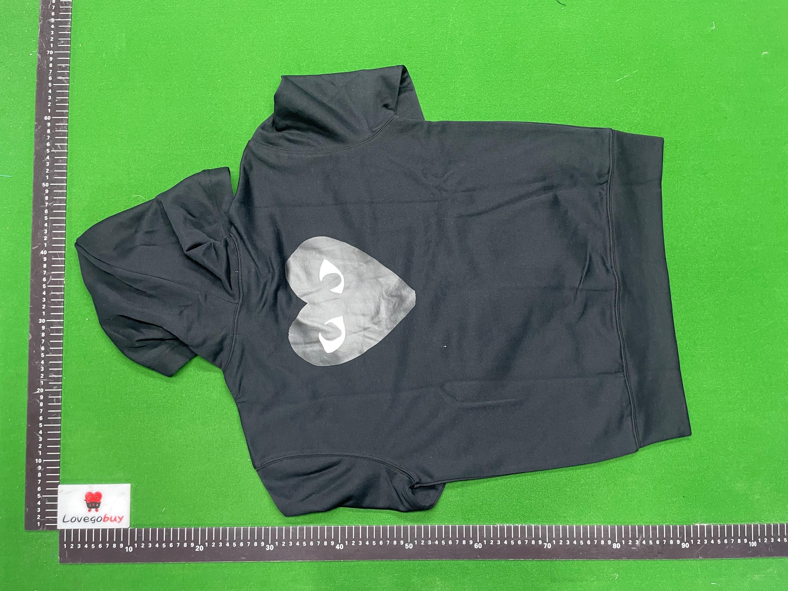 Foto QC 8 de Comme des Garcons Play Heart Logo Zip-Up Jacket Blue