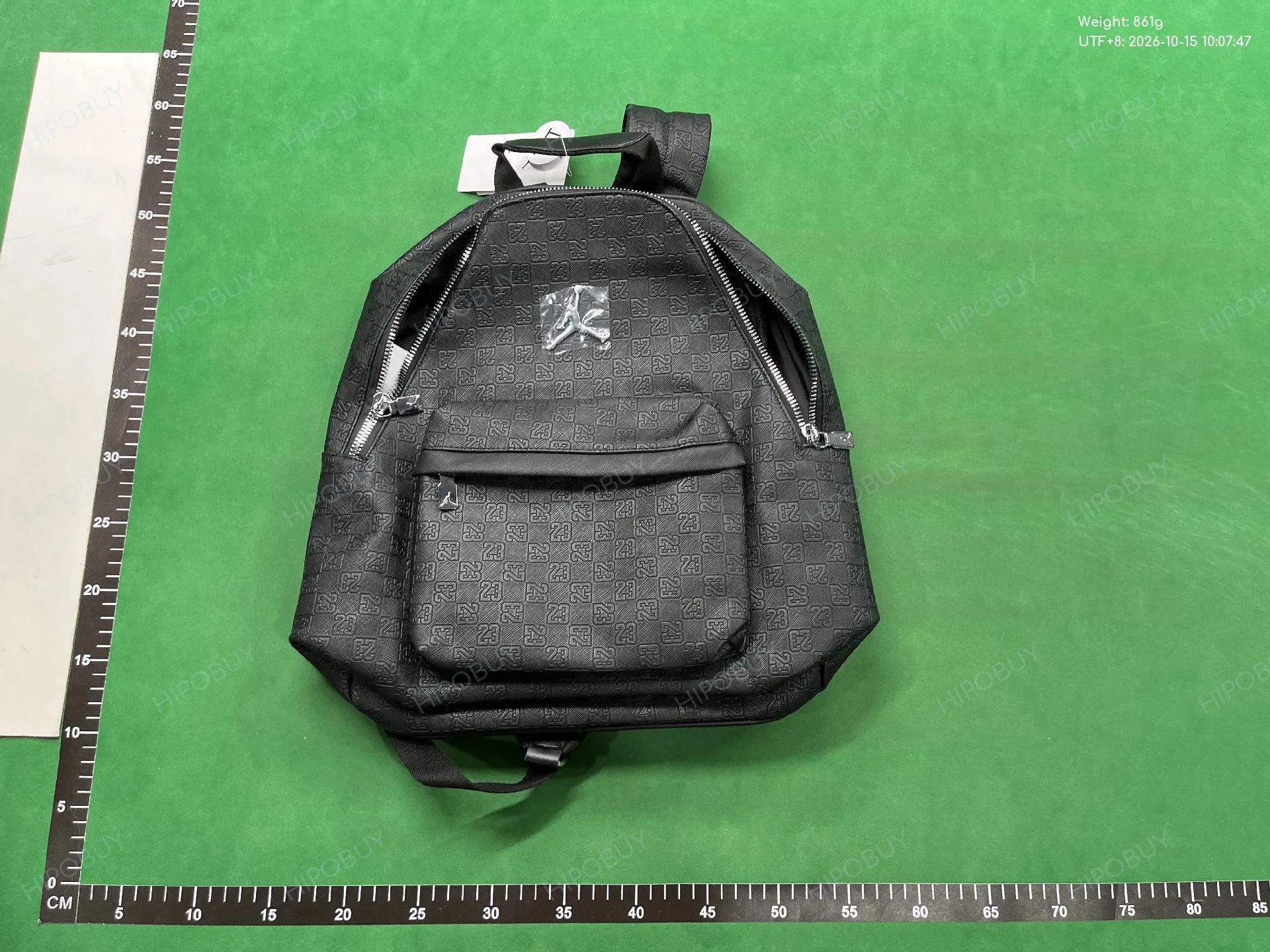 Foto QC 5 de Unbranded Checked Jacquard Backpack Turquoise