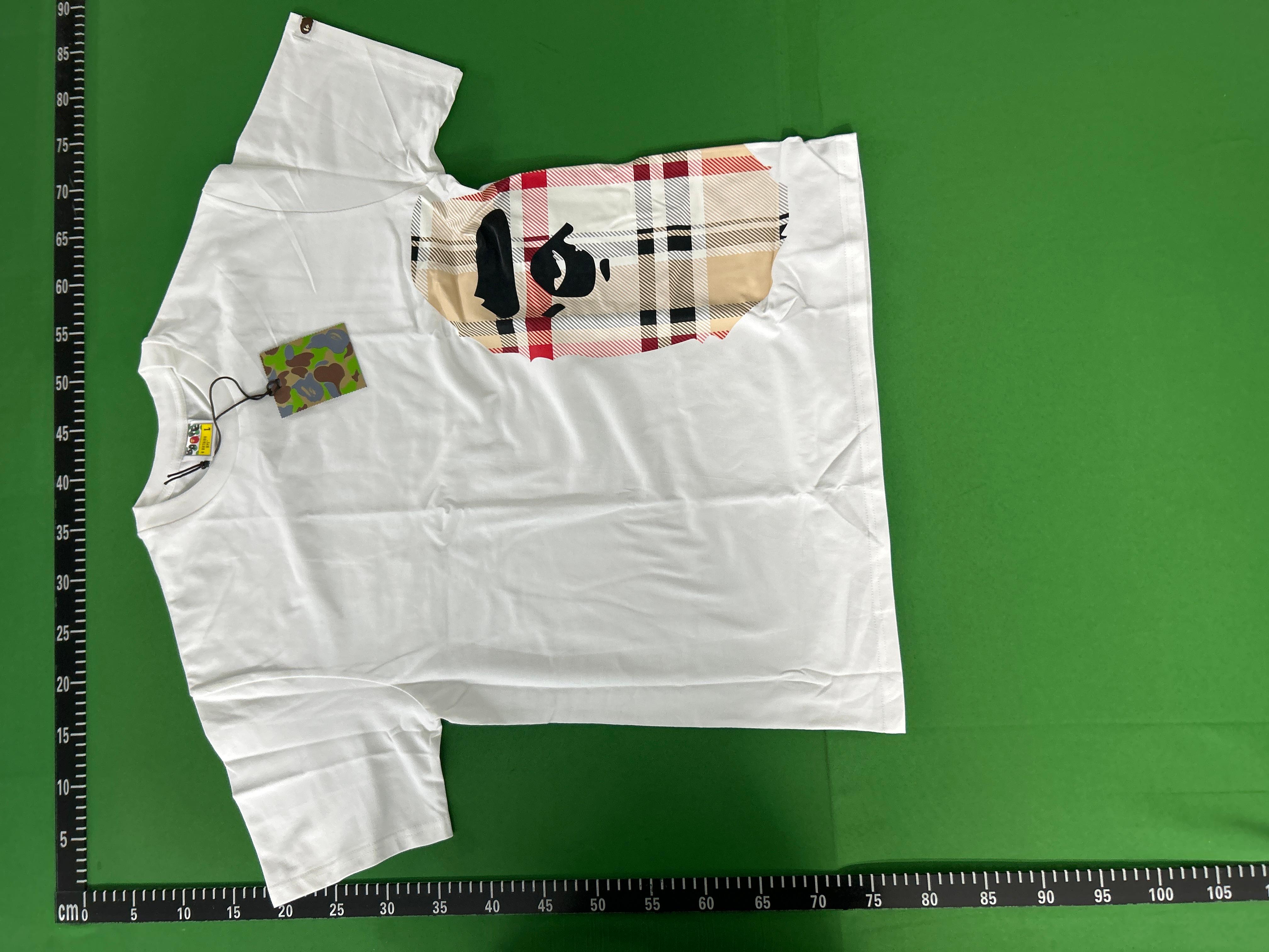 Foto QC 3 de BAPE Wild Leopard Pattern T-shirt Side Big Ape Head Black
