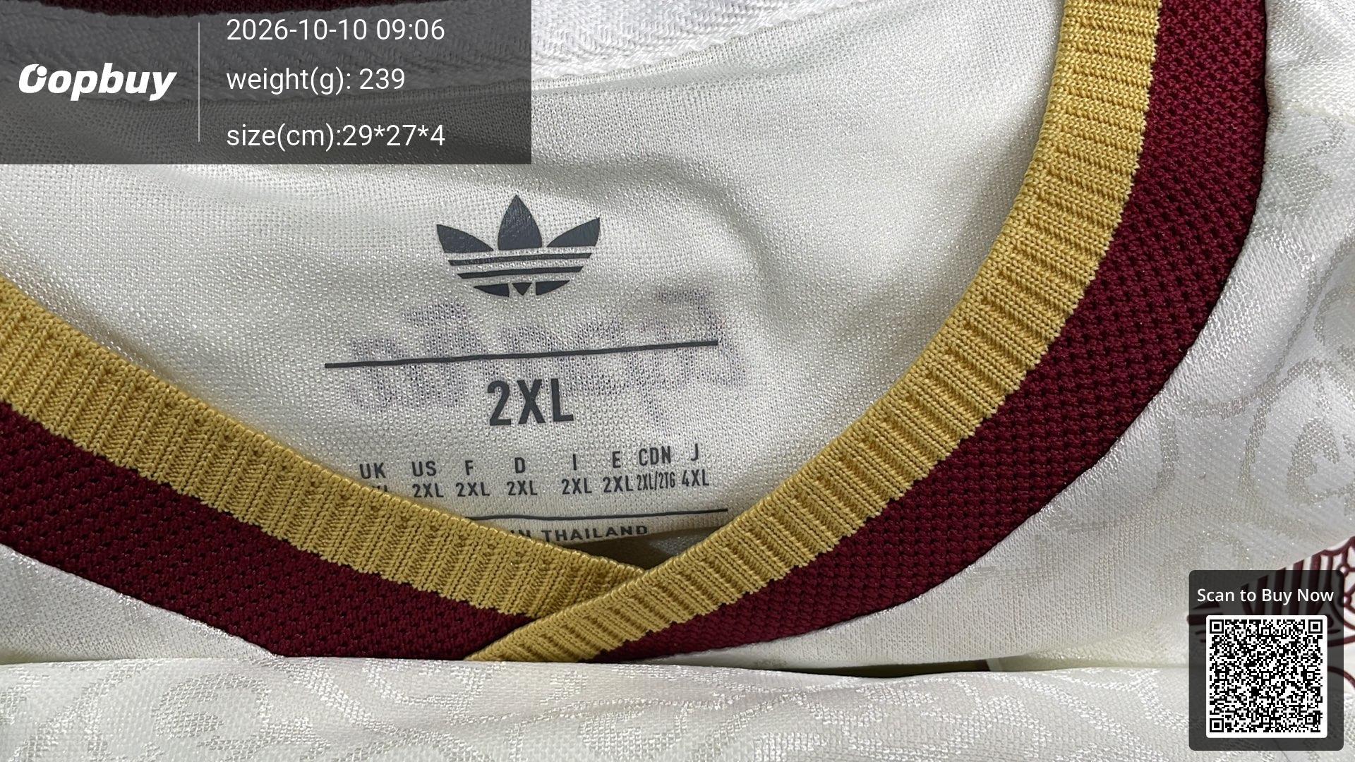 Foto QC 1 de adidas x Spain 2026 Away 2-Star Lamine Yamal #19 Jersey White