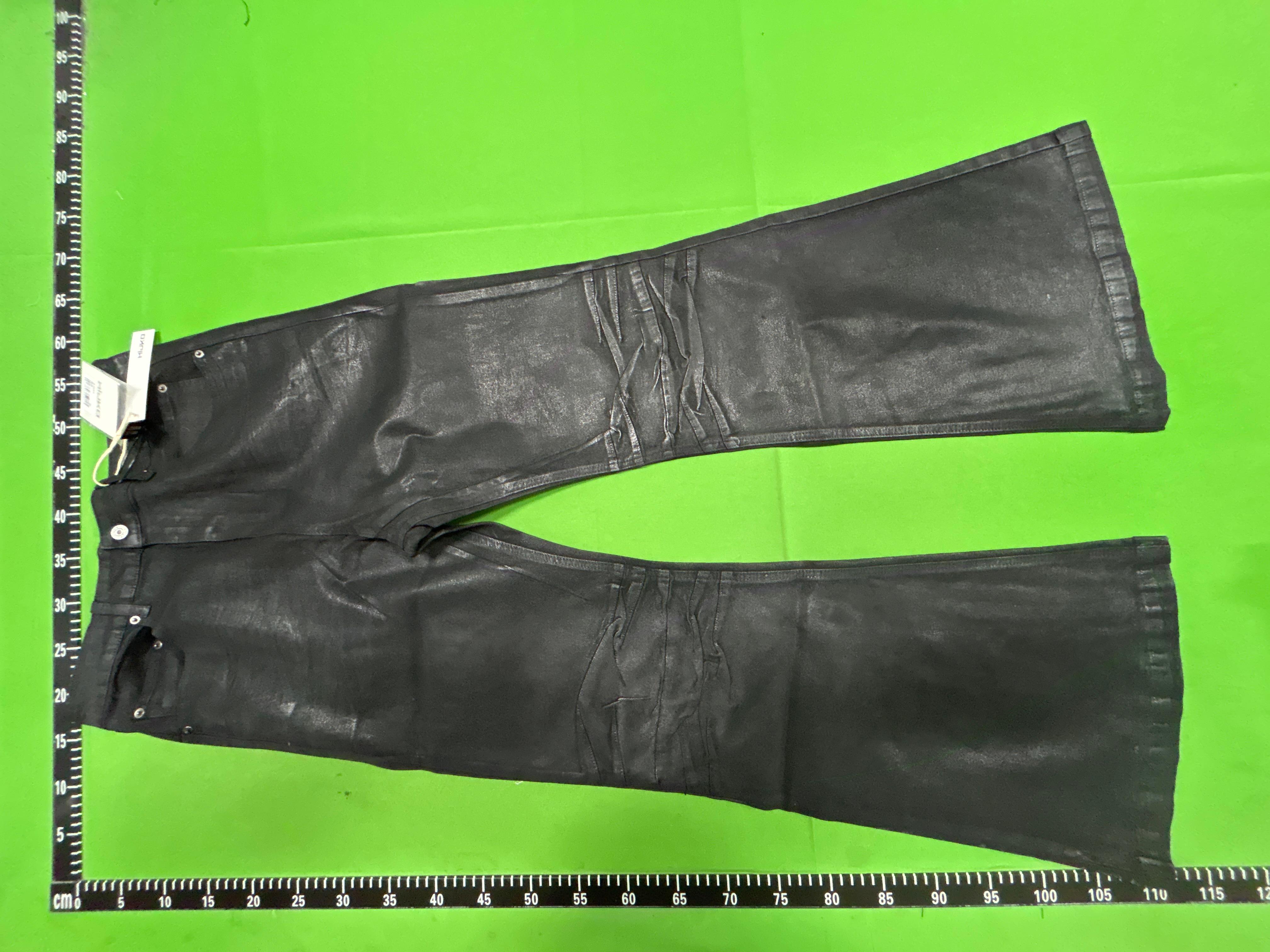Foto QC 4 de MIJKO Jeans Coated Bootcut Wrinkled Black