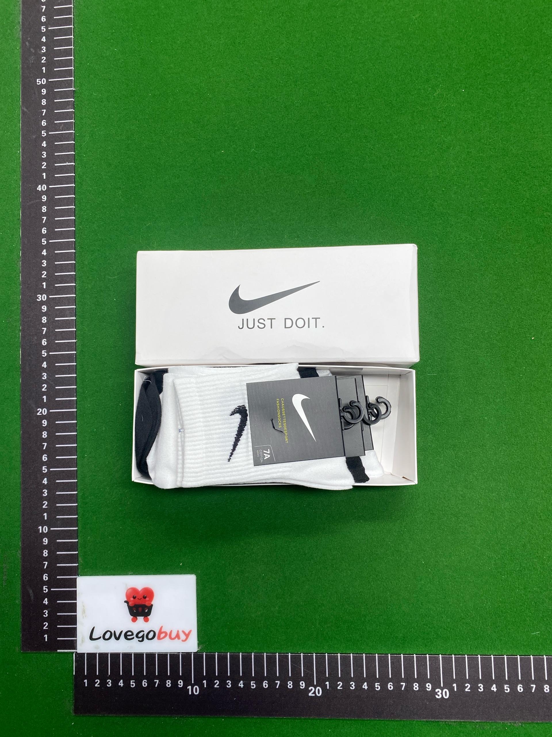 Foto QC 2 de Nike Everyday Lightweight Crew Socks Dri-FIT Black White