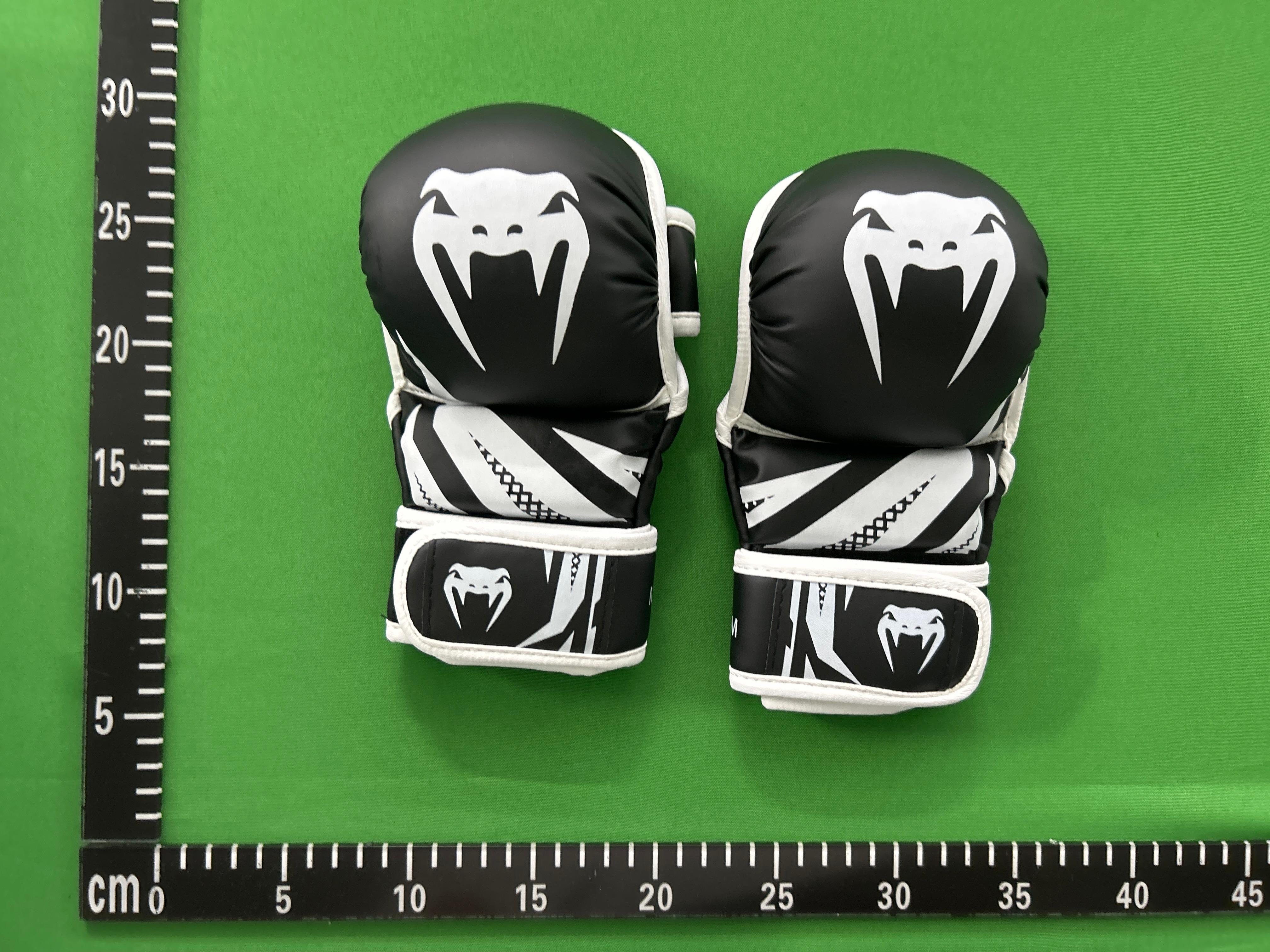 Foto QC 1 de Other Half-Finger MMA Fighting Gloves Black