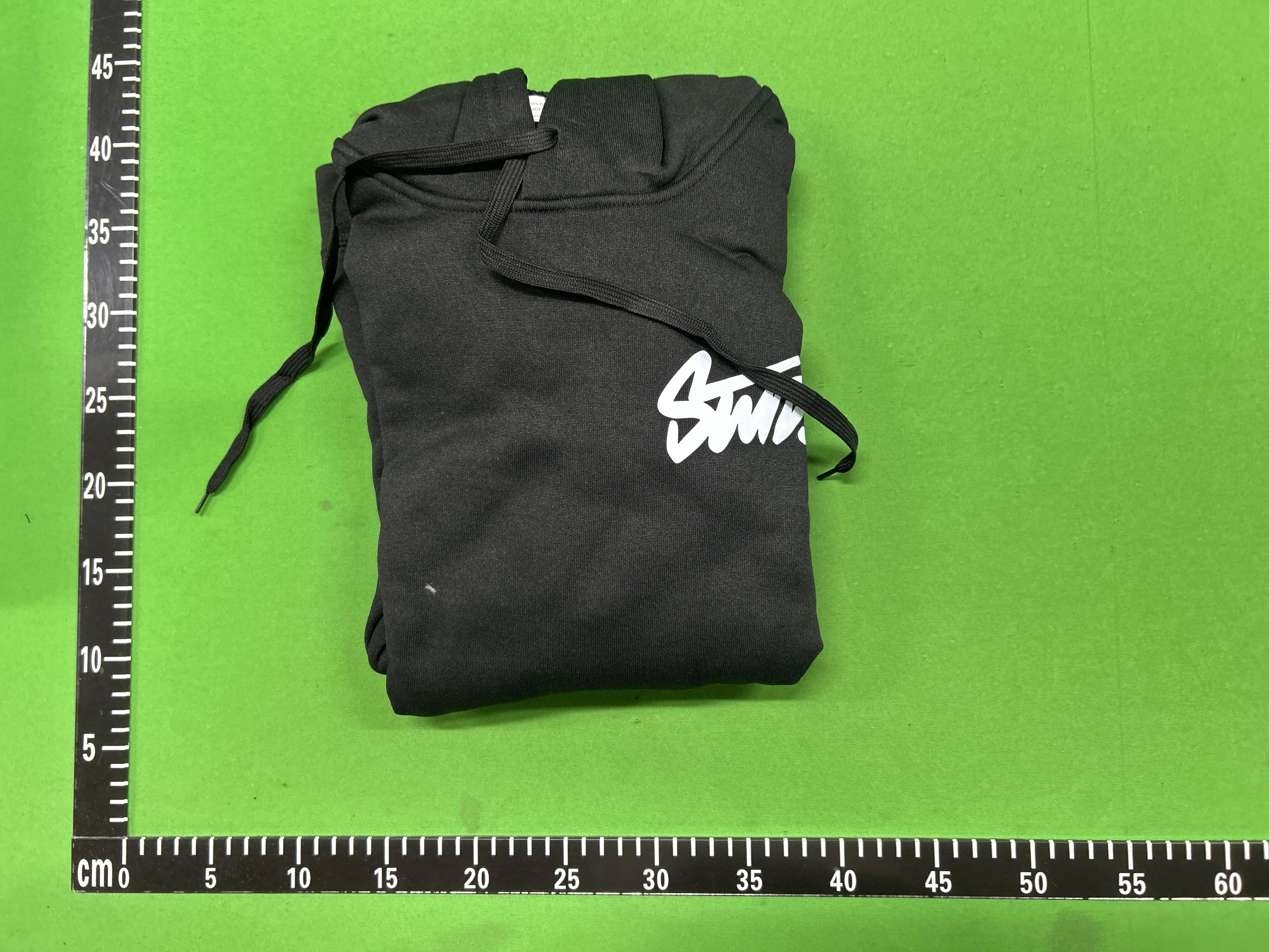 Foto QC 1 de Other Printed Short Sleeve Hoodie Black