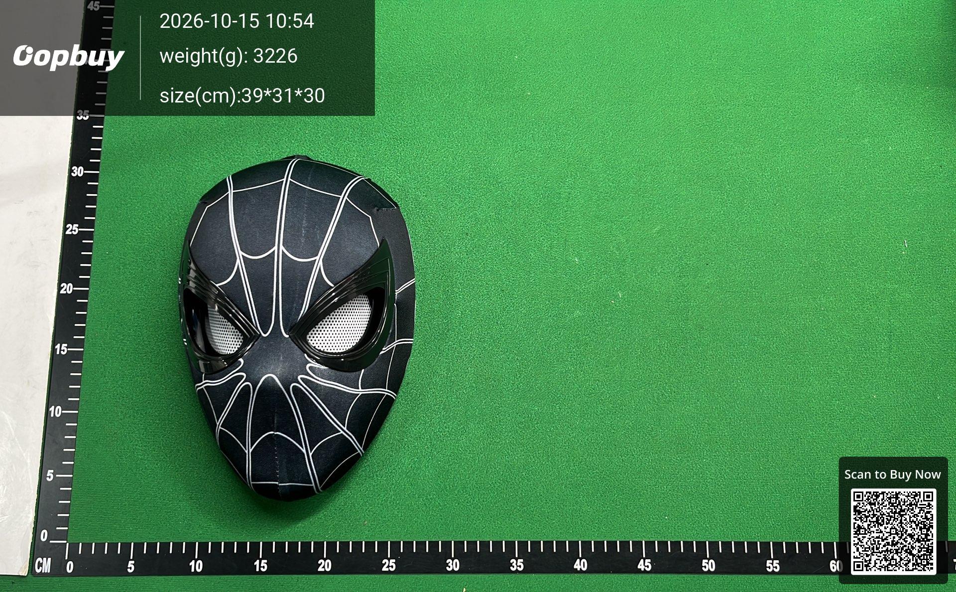 Foto QC 7 de Marvel Spider-Man Far From Home Electric Movable Eyes ABS and Fabric Mask