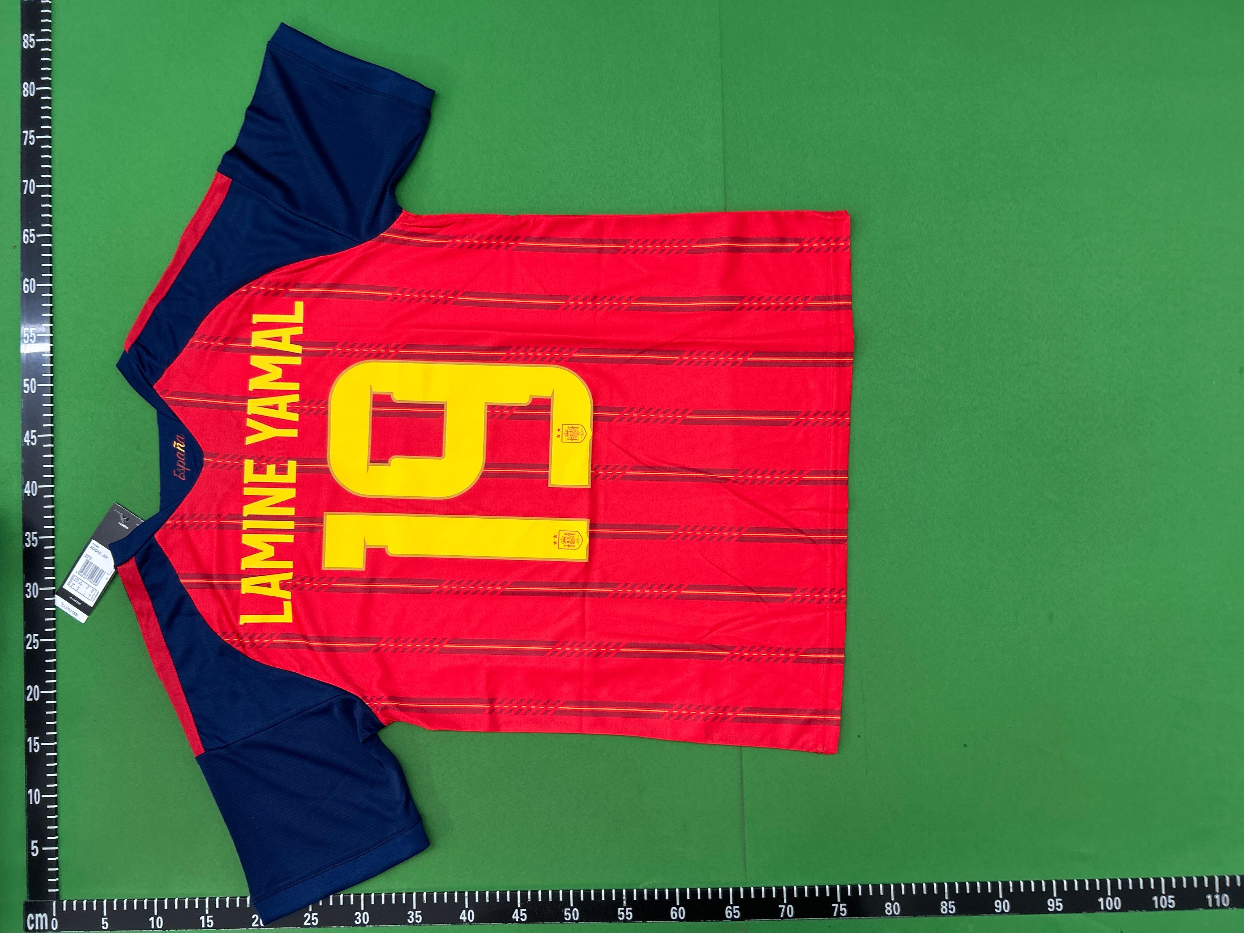Foto QC 7 de adidas x Spain 2024 Home Lamine Yamal #19 Jersey Red/Navy