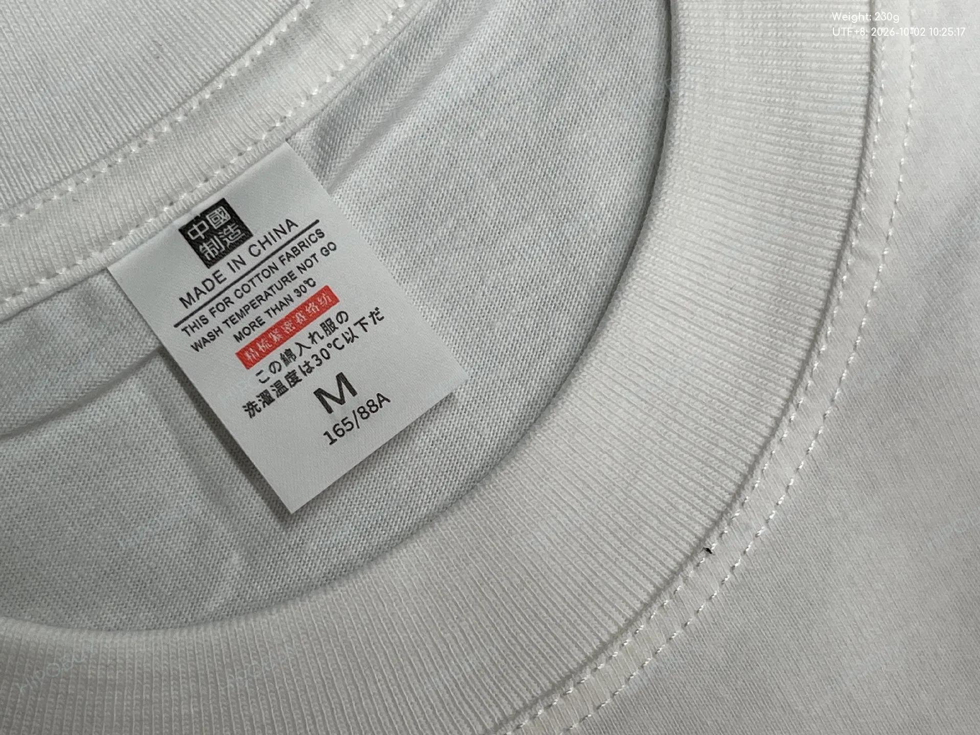 Foto QC 1 de Other T-shirt I'm Fine Print White