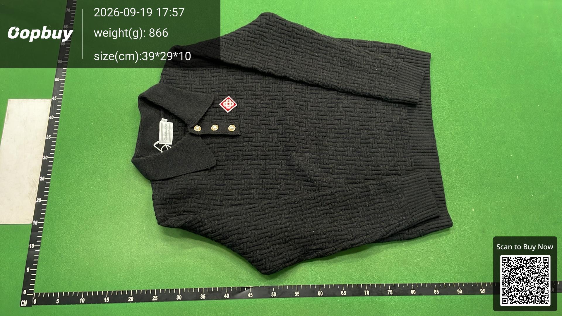 Foto QC 6 de Casablanca Casa Sport Sweater Fluffy Knit Polo Multicolor