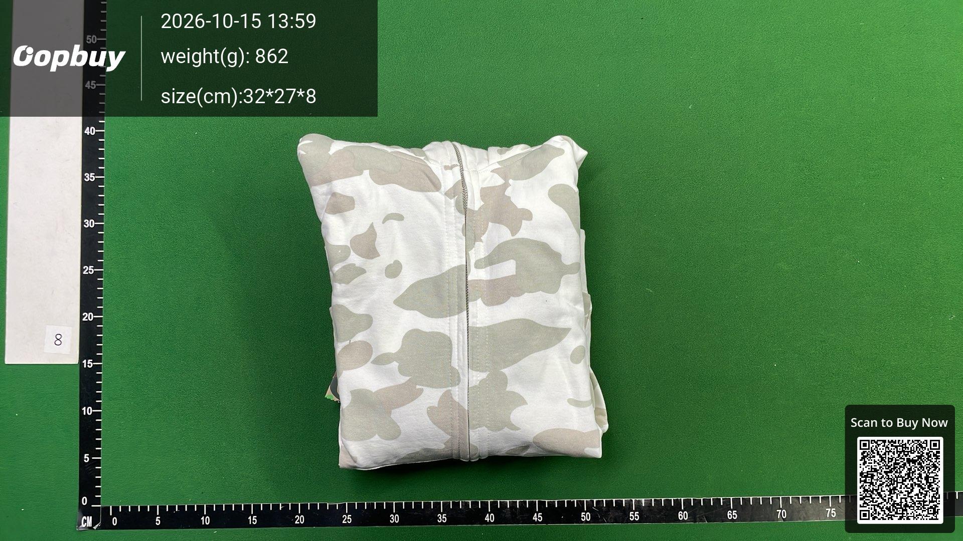 Foto QC 8 de BAPE Inter Miami CF x Messi Shark Full Zip Hoodie Black