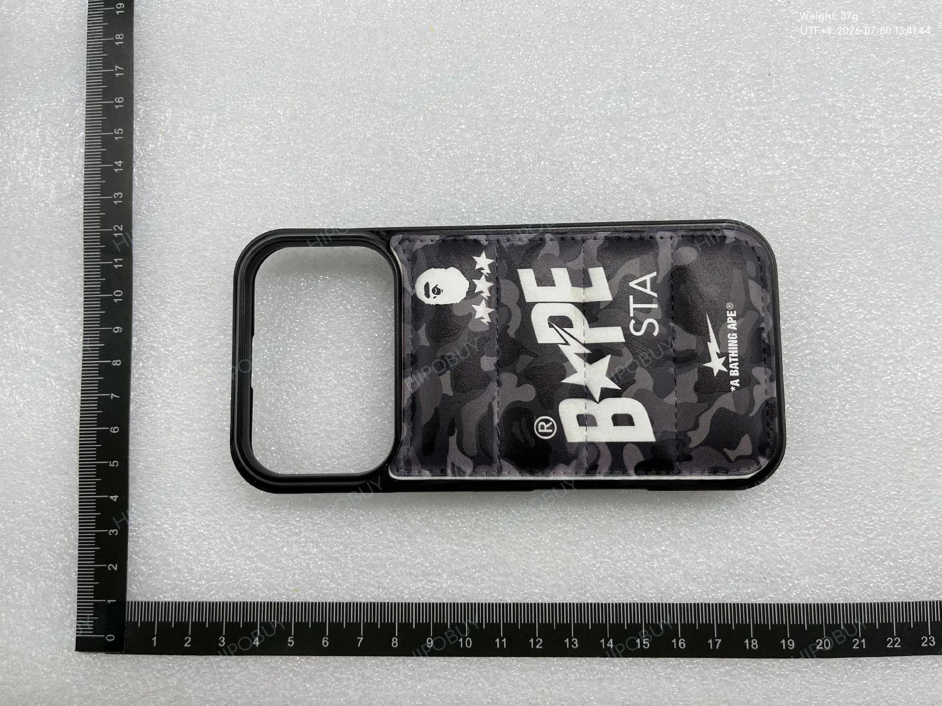 Foto QC 5 de BAPE BAPE STA ABC Camo Case for iPhone 16 Pro Max Blue