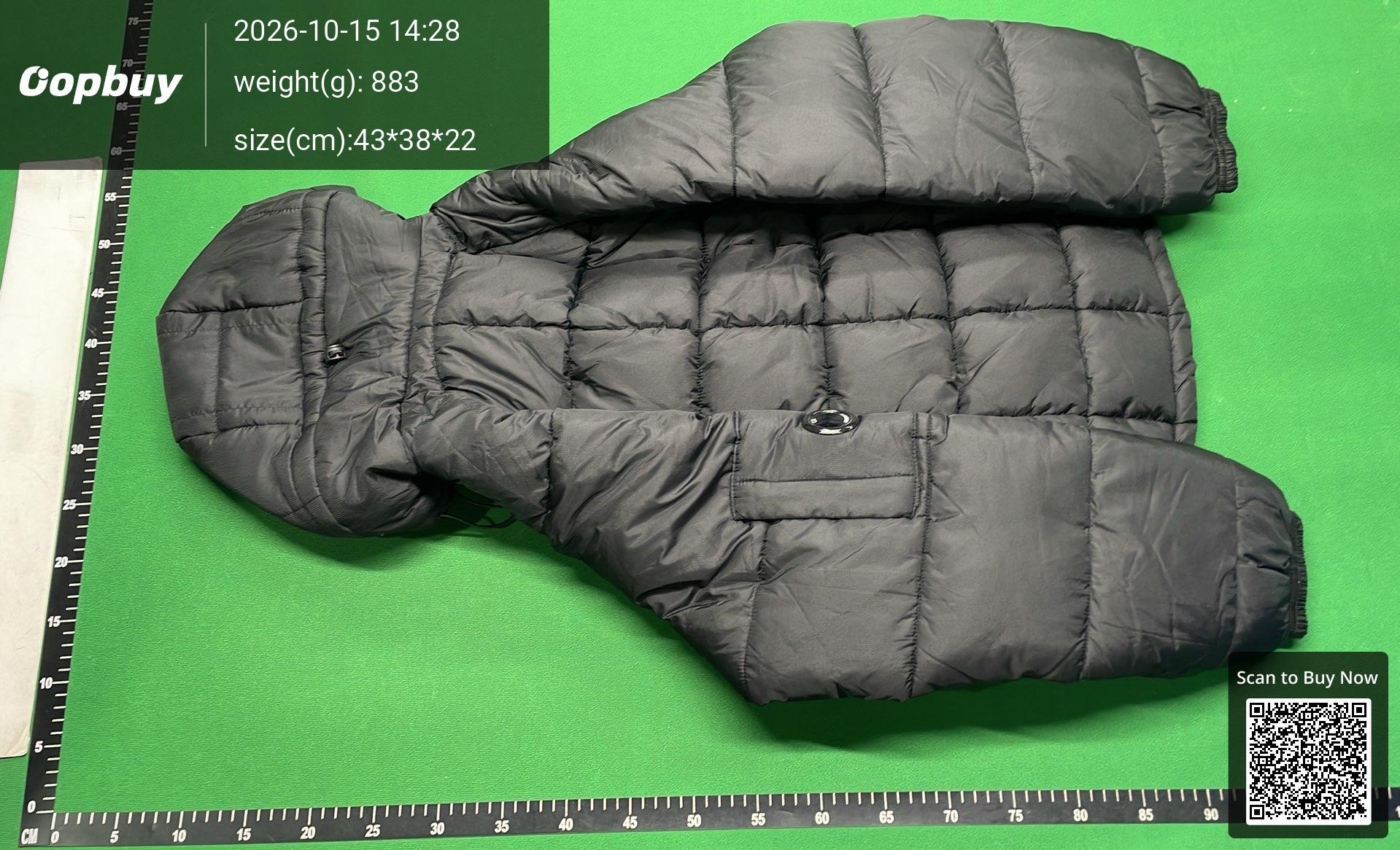 Foto QC 3 de C.P. Company Goggle Hooded Puffer Jacket Dark Green