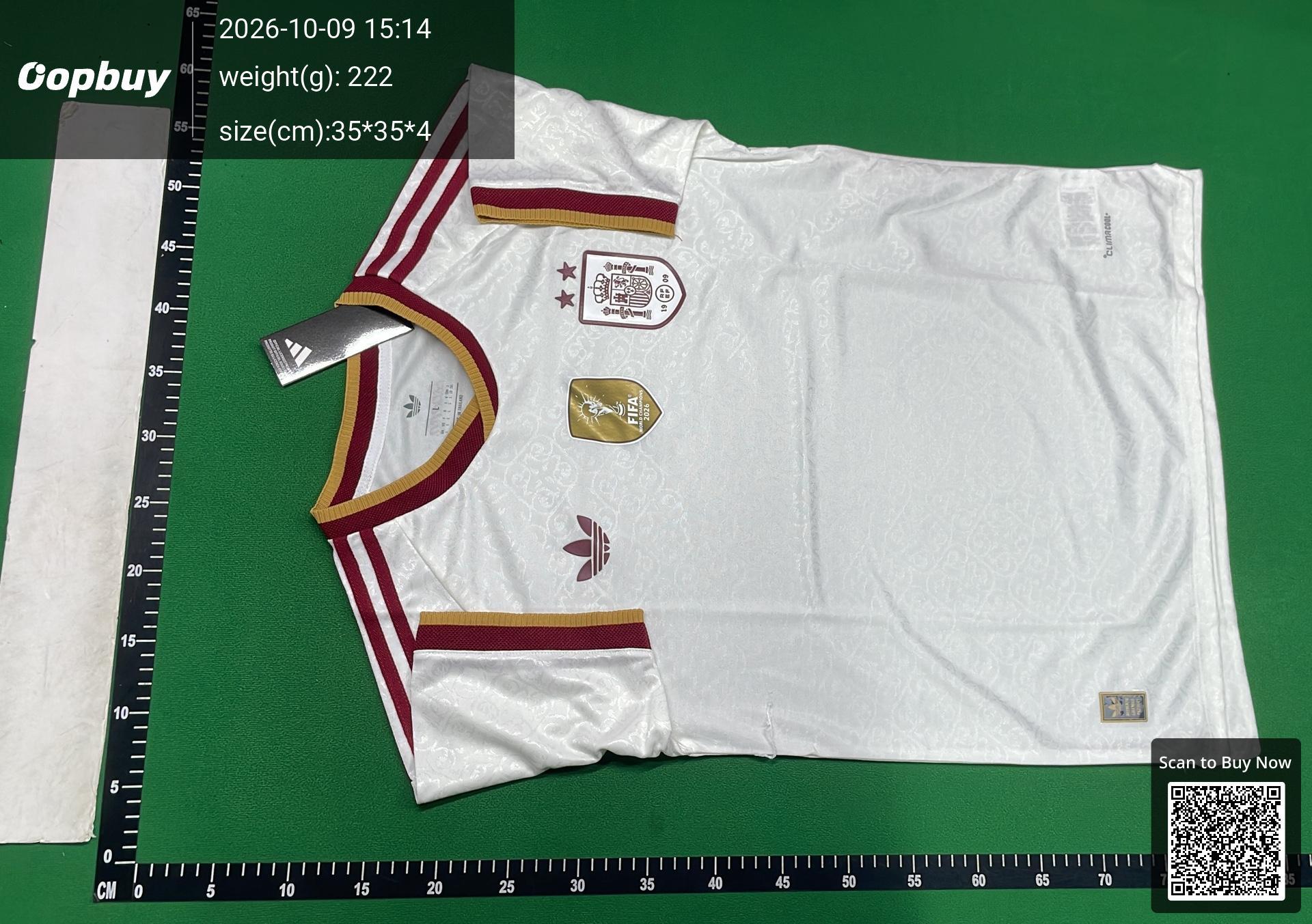 Foto QC 4 de adidas x Spain 2026 Away 2-Star Lamine Yamal #19 Jersey White