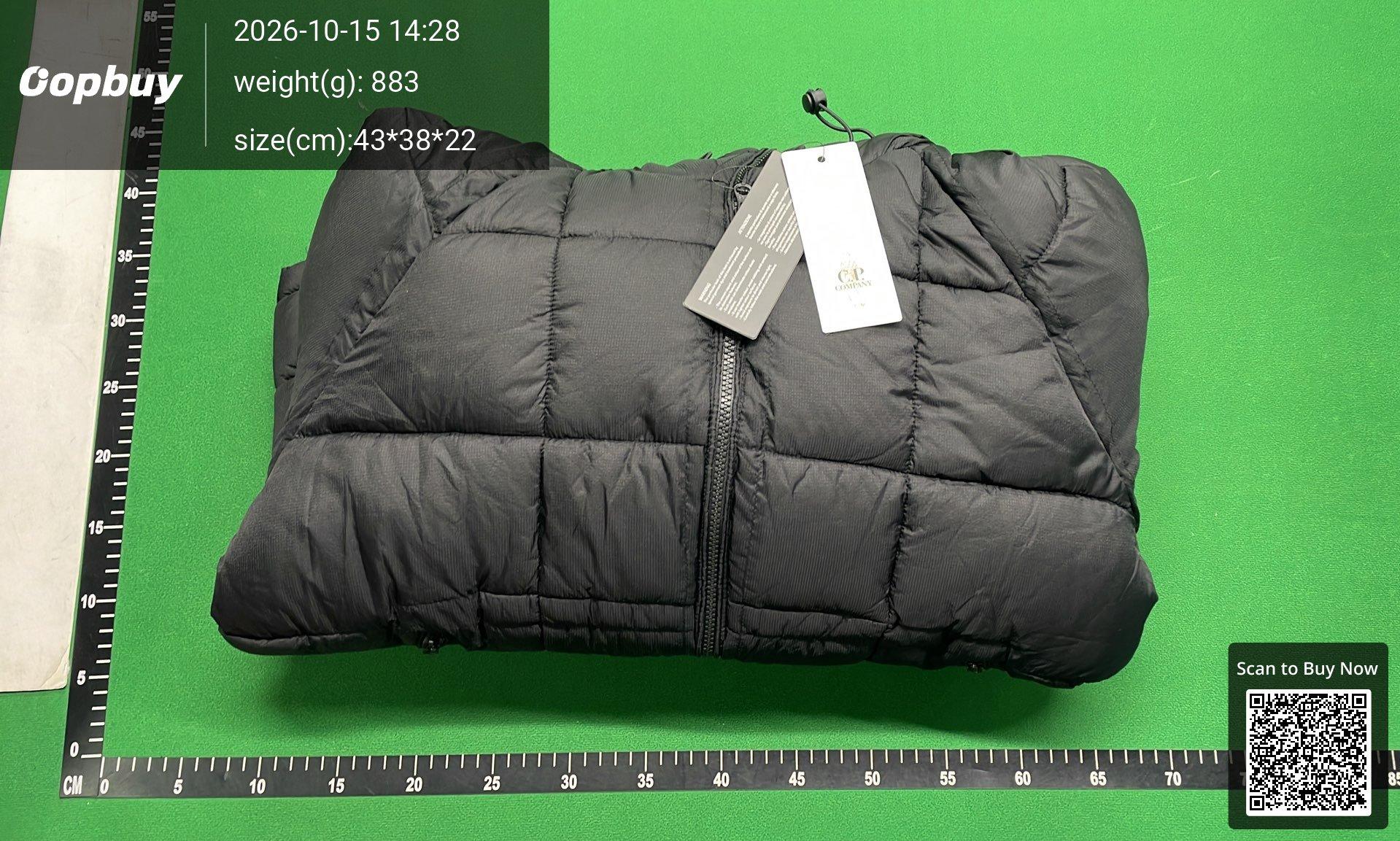 Foto QC 4 de C.P. Company Goggle Hooded Puffer Jacket Dark Green