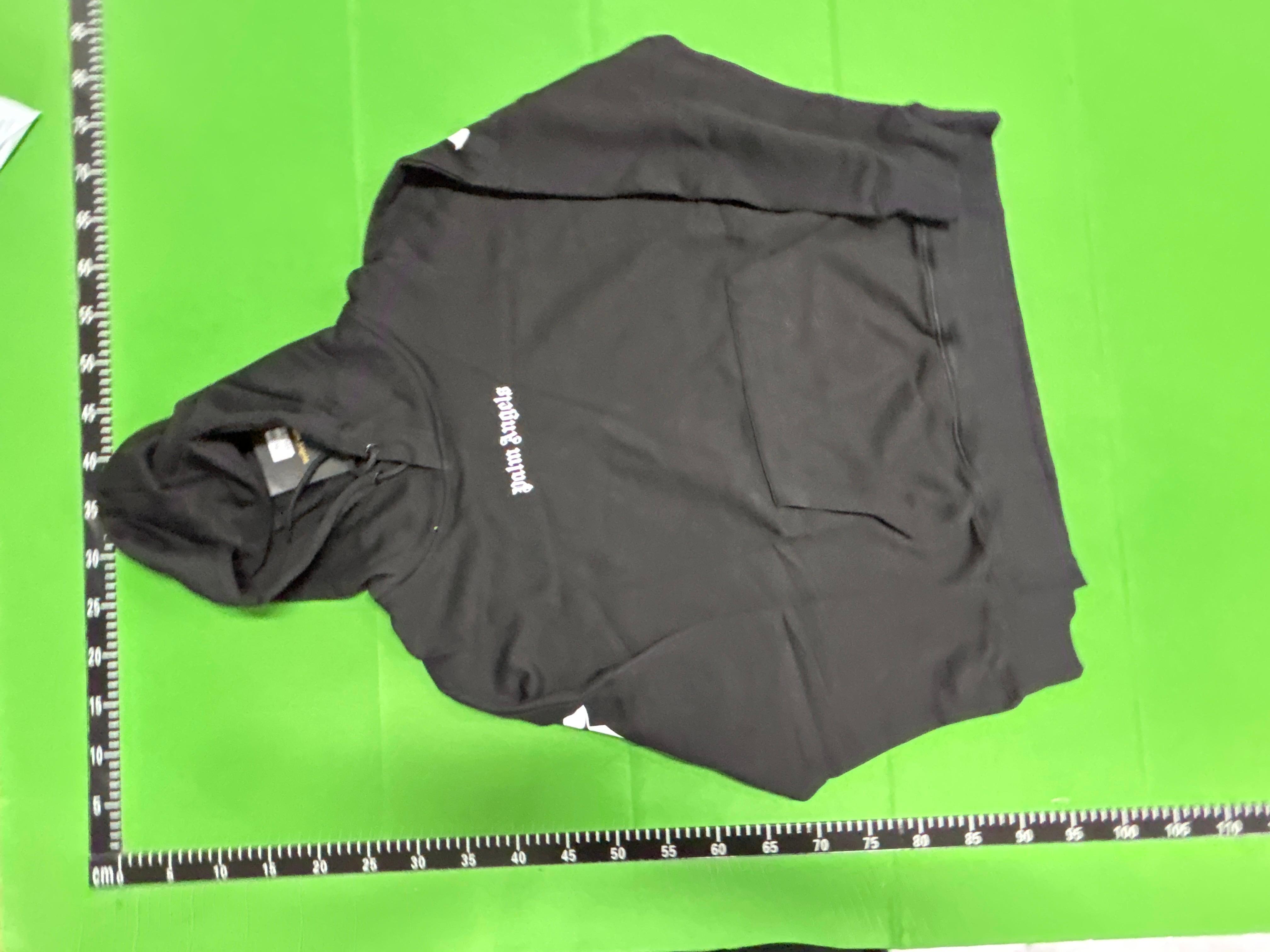 Foto QC 3 de Palm Angels Gothic Monogram Sweater Hoodie Black