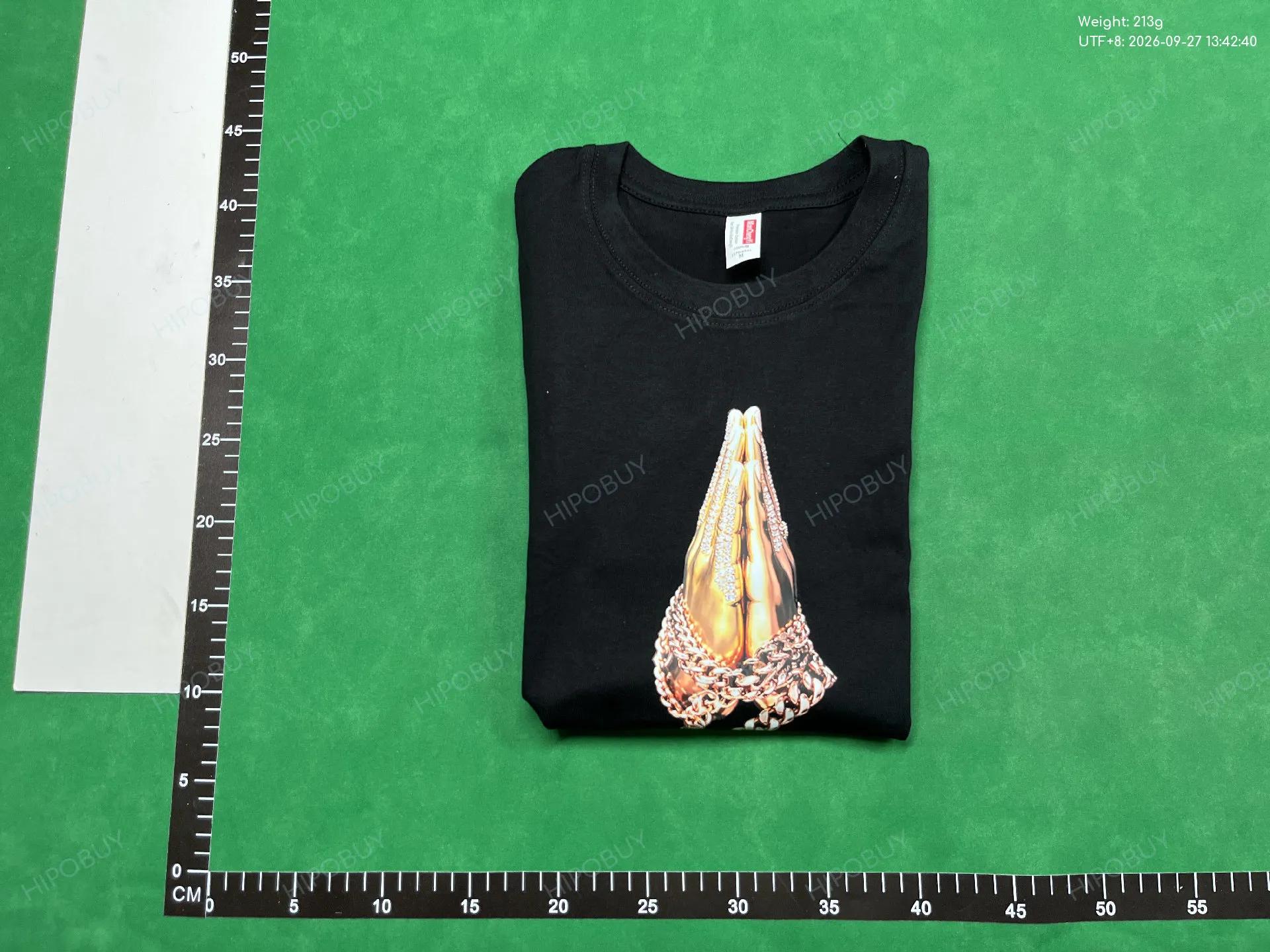 Foto QC 8 de Vlone Pop Smoke Faith T-shirt Black