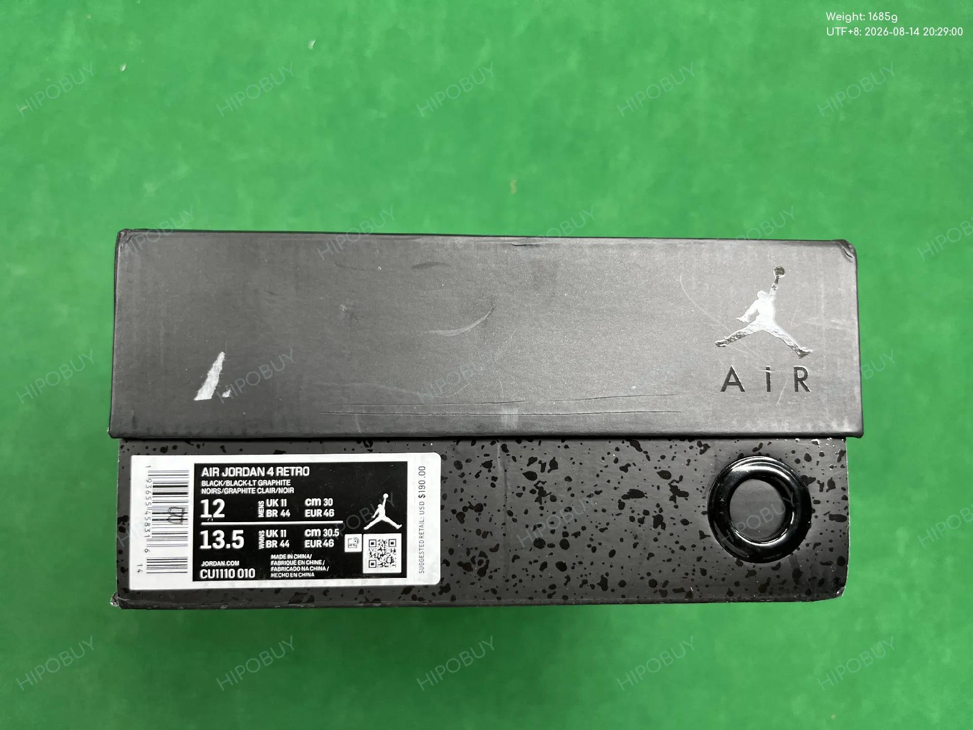 Foto QC 2 de Jordan 4 Retro KAWS Cool Grey 930155-003
