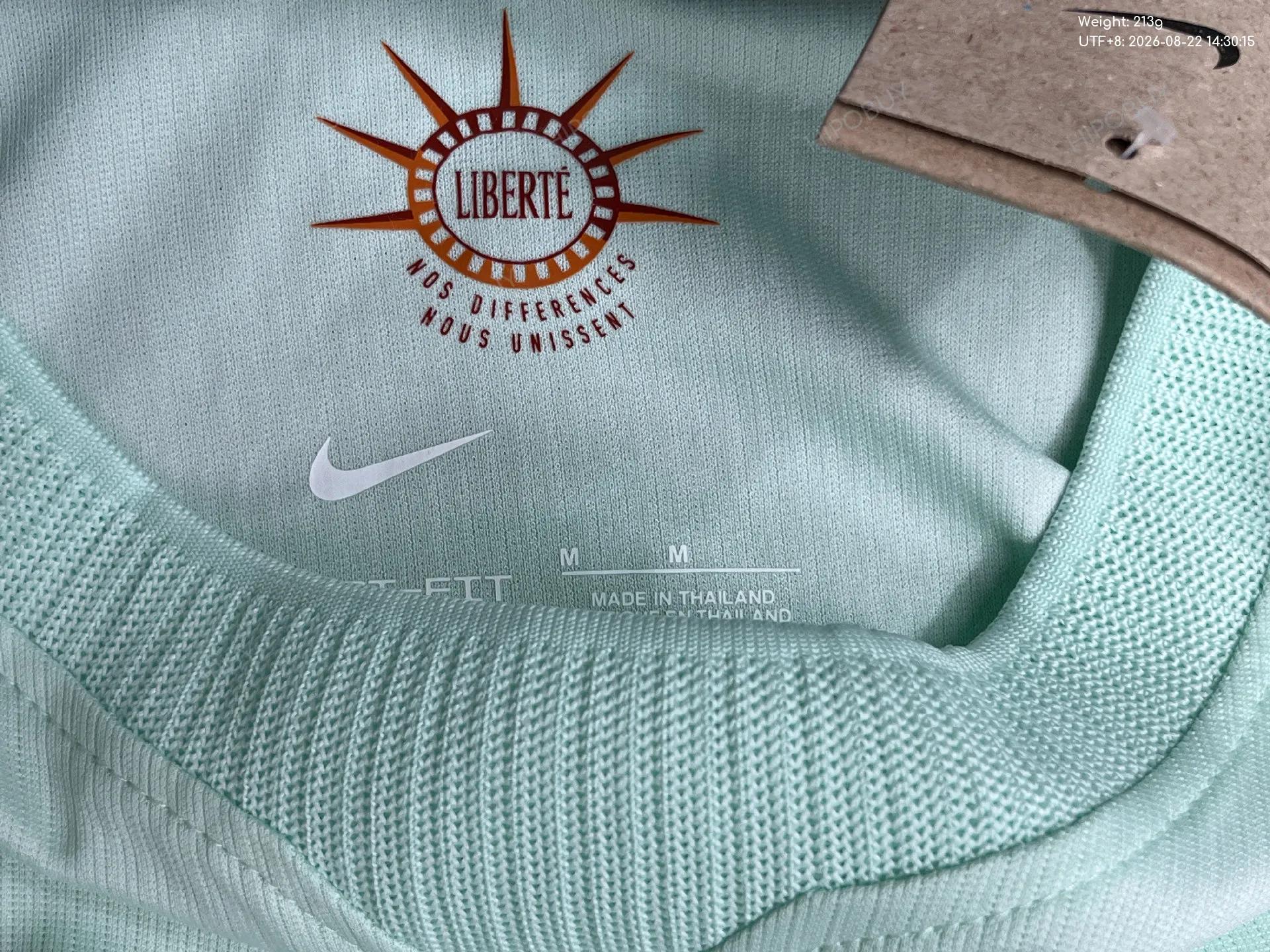 Foto QC 5 de Nike x France 2024 Home Pre-Match Jersey Blue