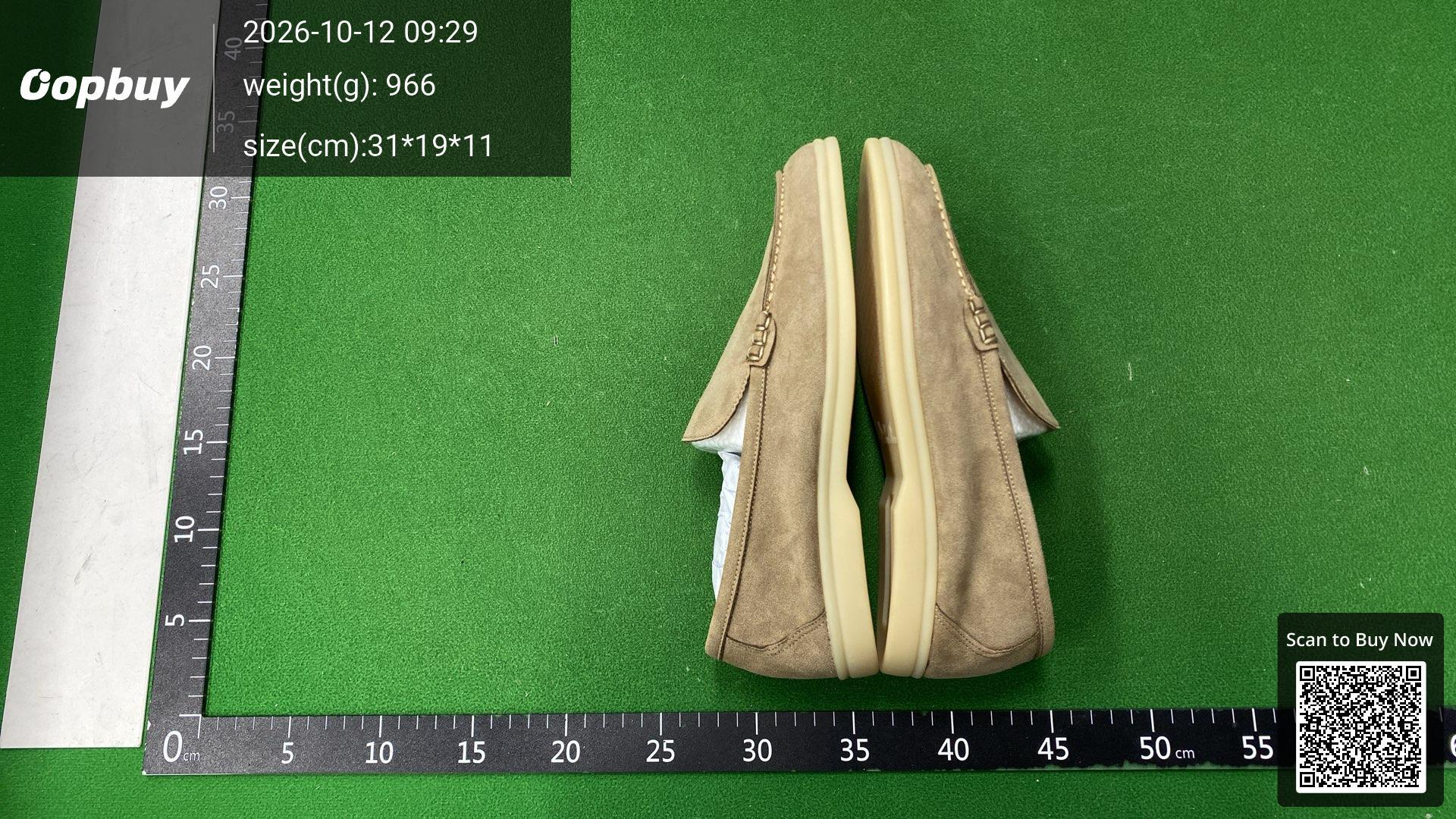 Foto QC 5 de Loro Piana Summer Walk Suede Slip-on Loafers