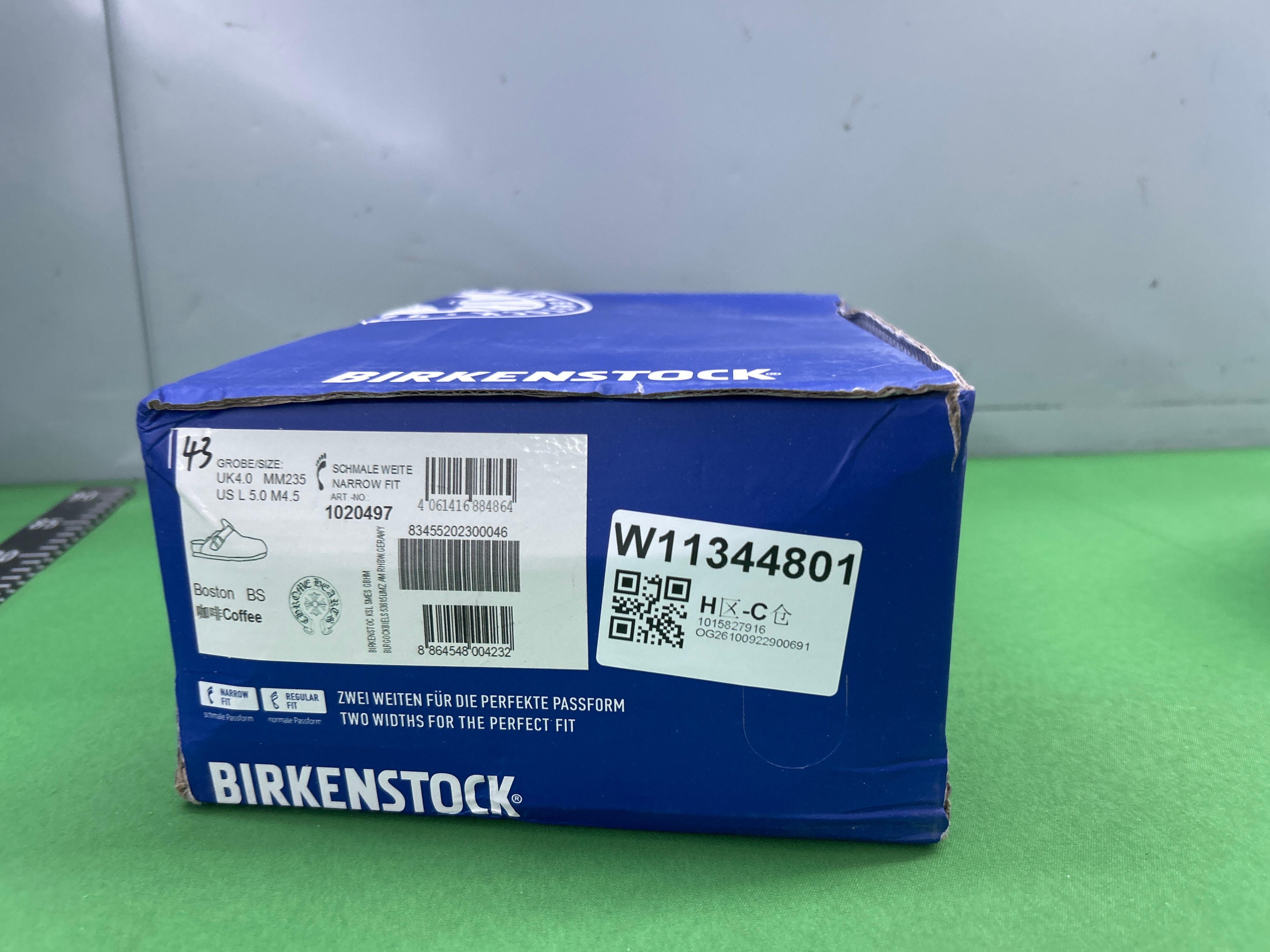 Foto QC 1 de Birkenstock Boston Suede Chrome Hearts Cross Hardware Tan