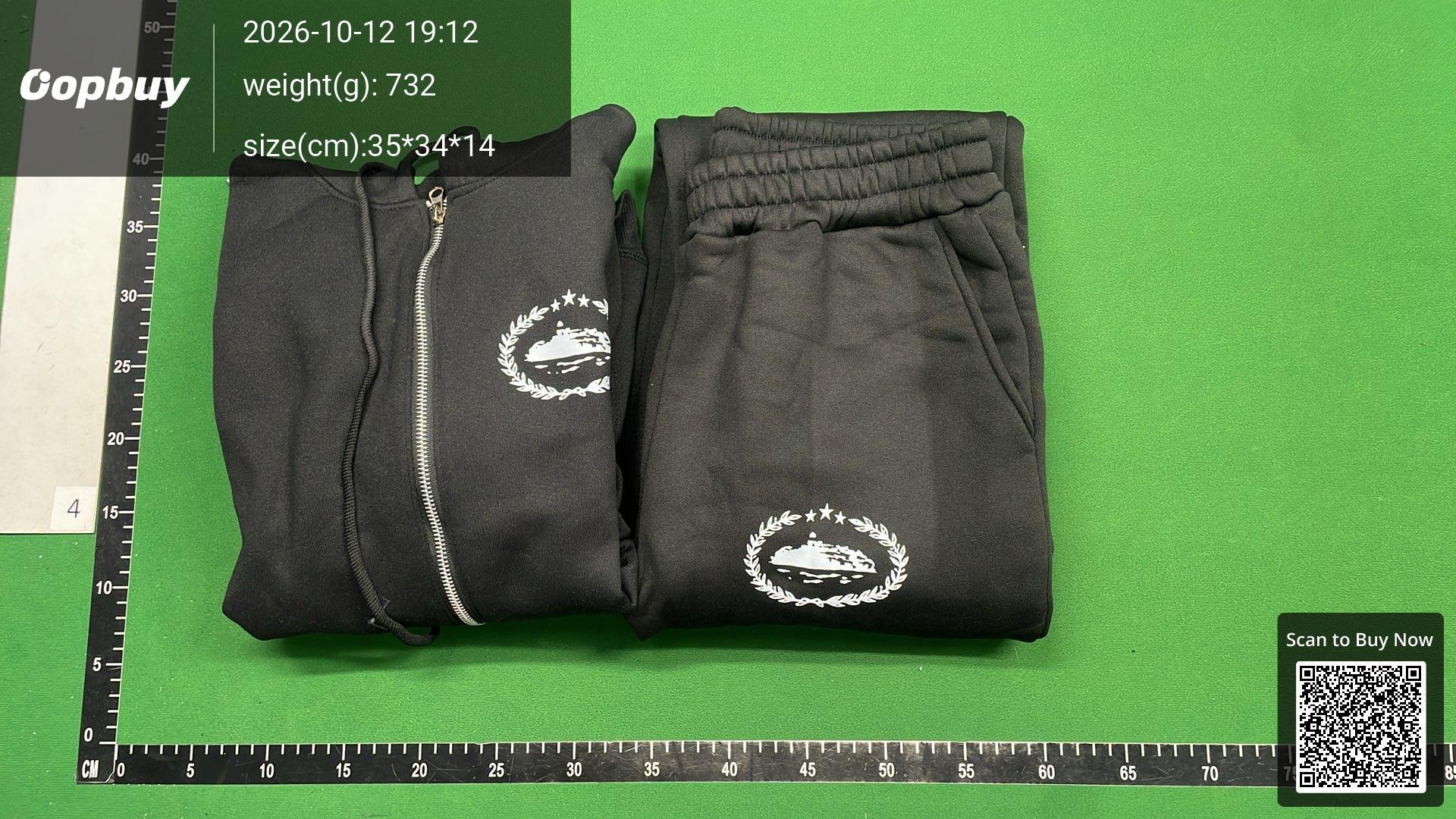 Foto QC 8 de Corteiz Alcatraz Set 2-Piece Black