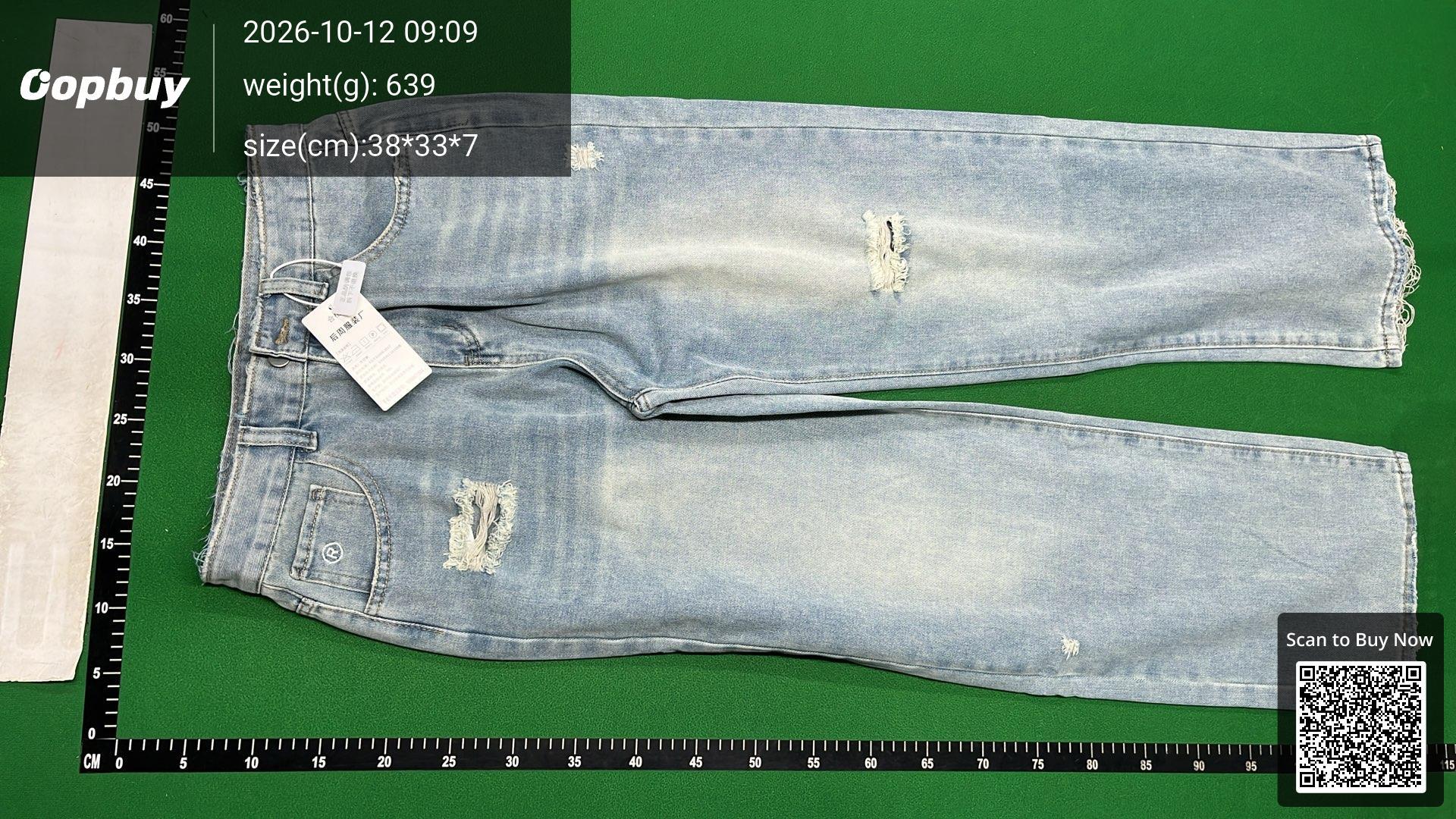 Foto QC 6 de Revenge The Denim Jeans Distressed Washed Black