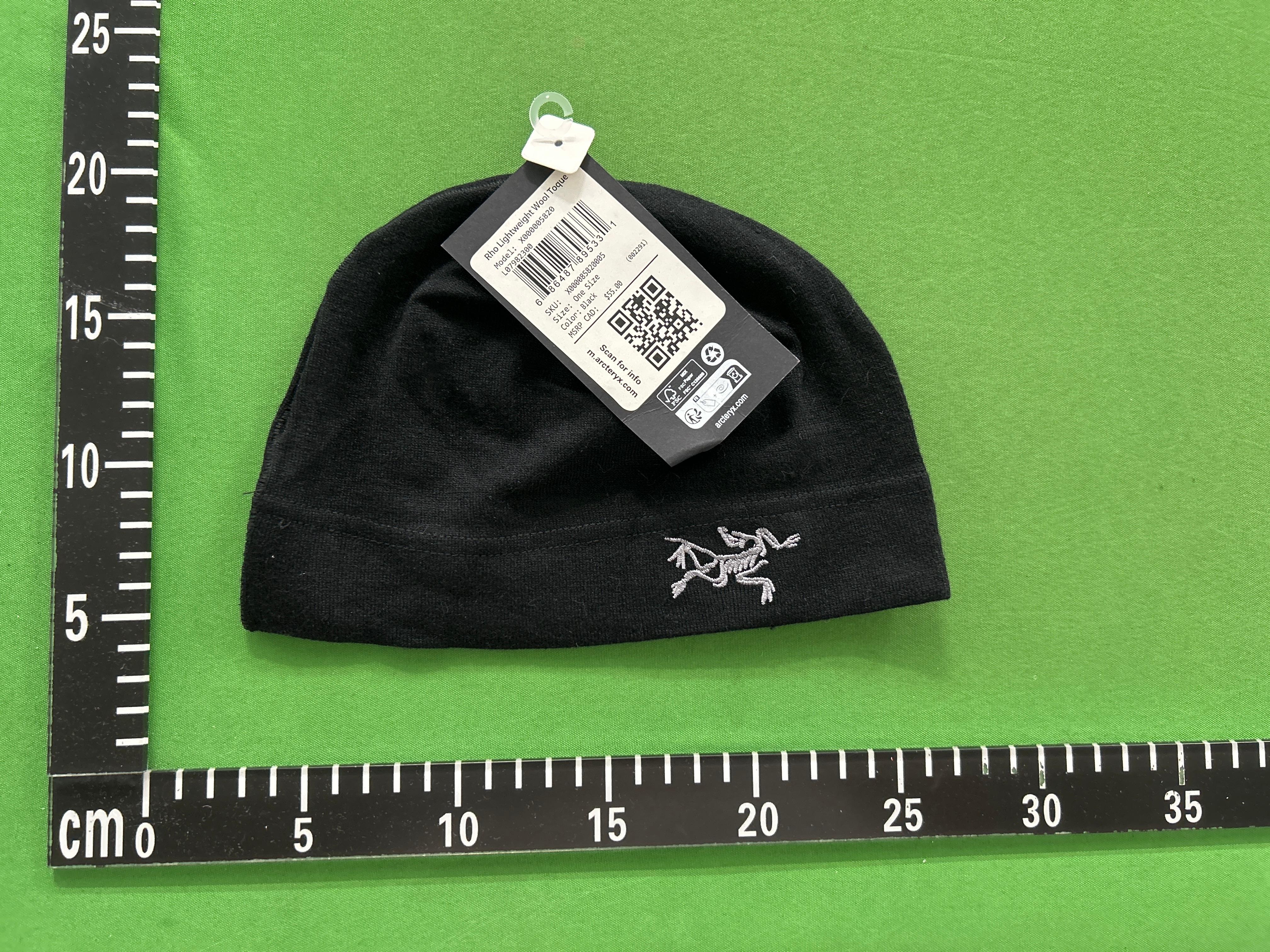 Foto QC 3 de Arc'teryx Rho Lightweight Wool Beanie Black