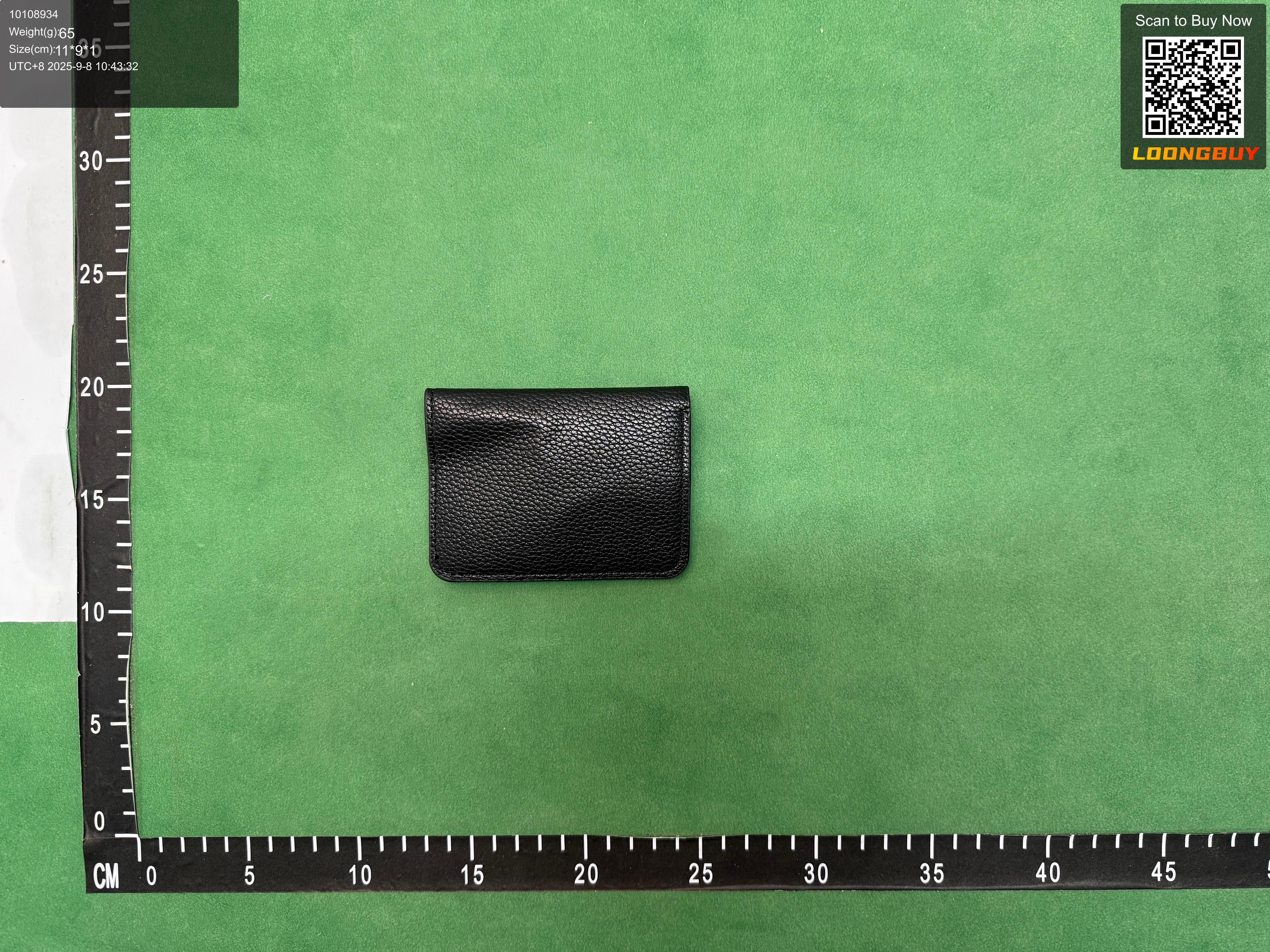 Foto QC 6 de Chrome Hearts Cross Bifold Wallet Pebbled Leather Black