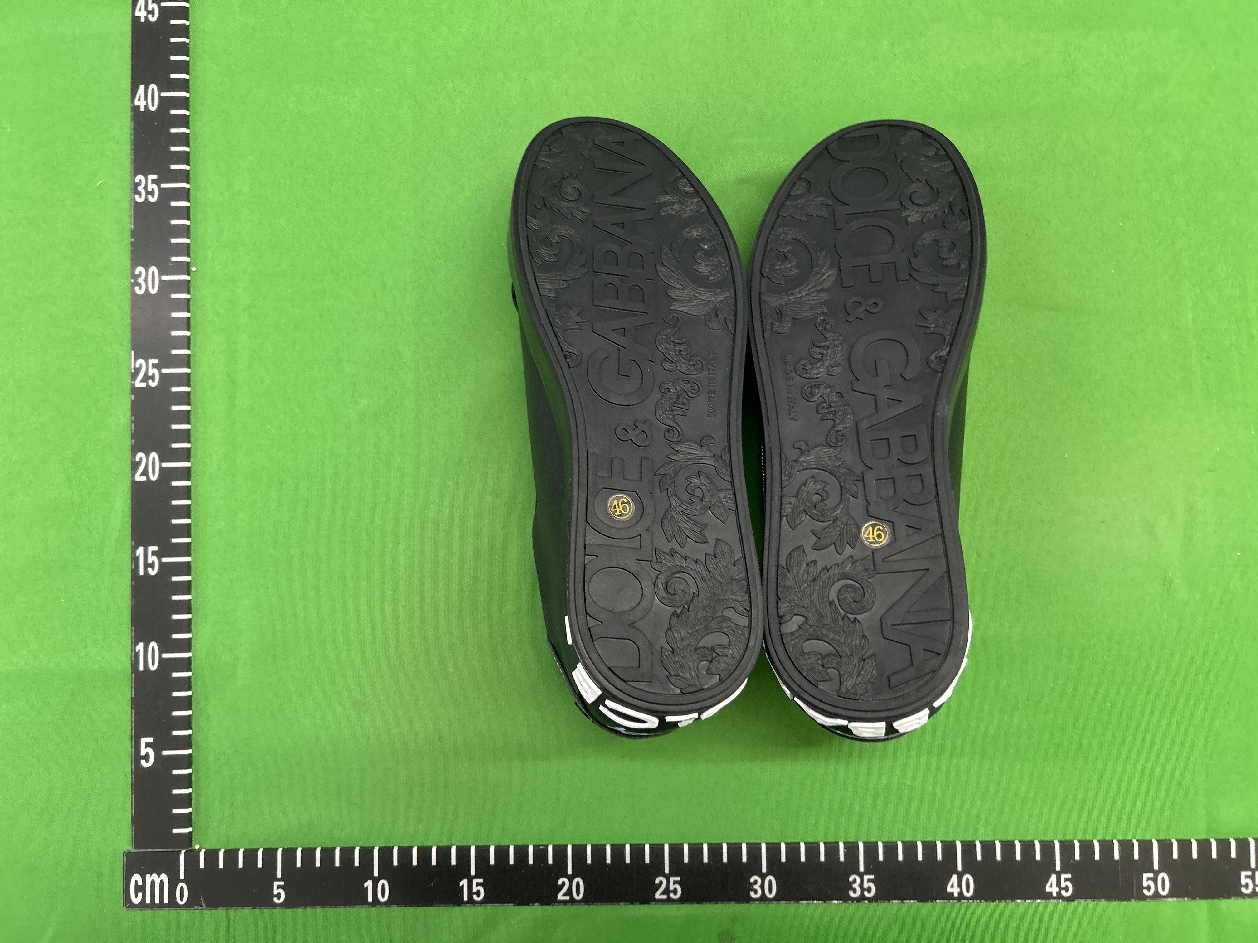 Foto QC 6 de Dolce & Gabbana Portofino Sneakers Leather DG Logo Black